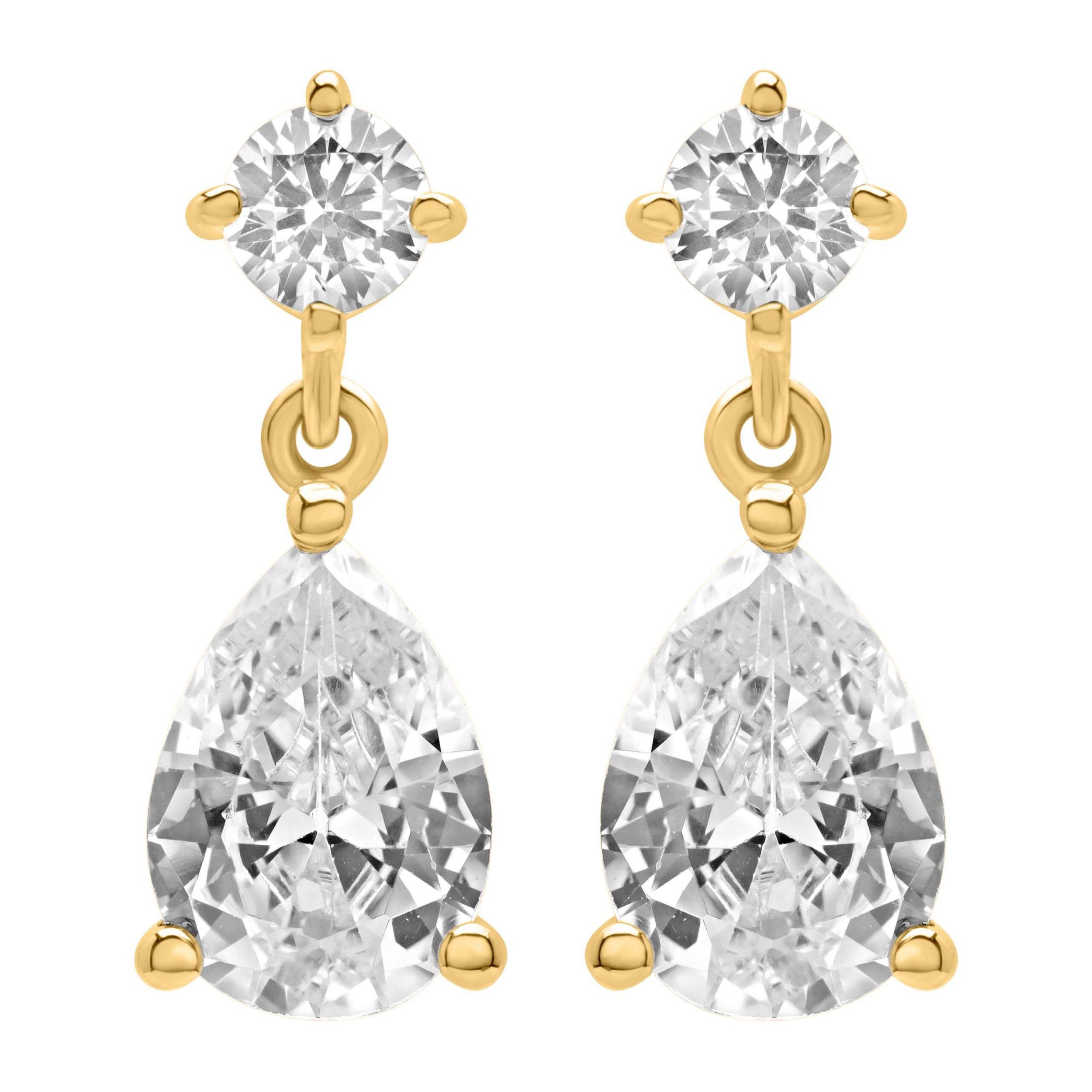 Boucle d'Oreille Oxyde Pendante