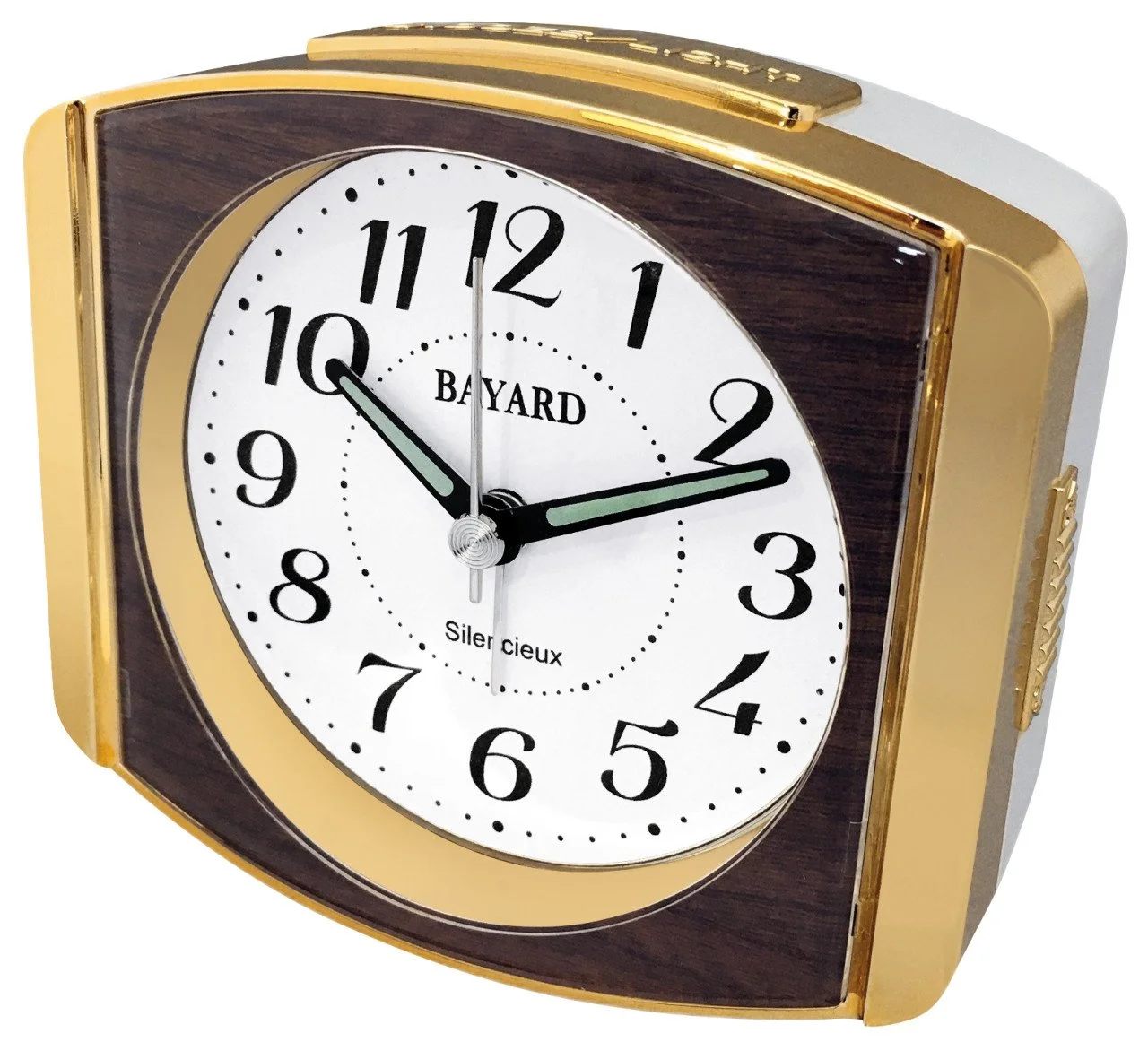 Réveil Bayard Plastique Façon Bois