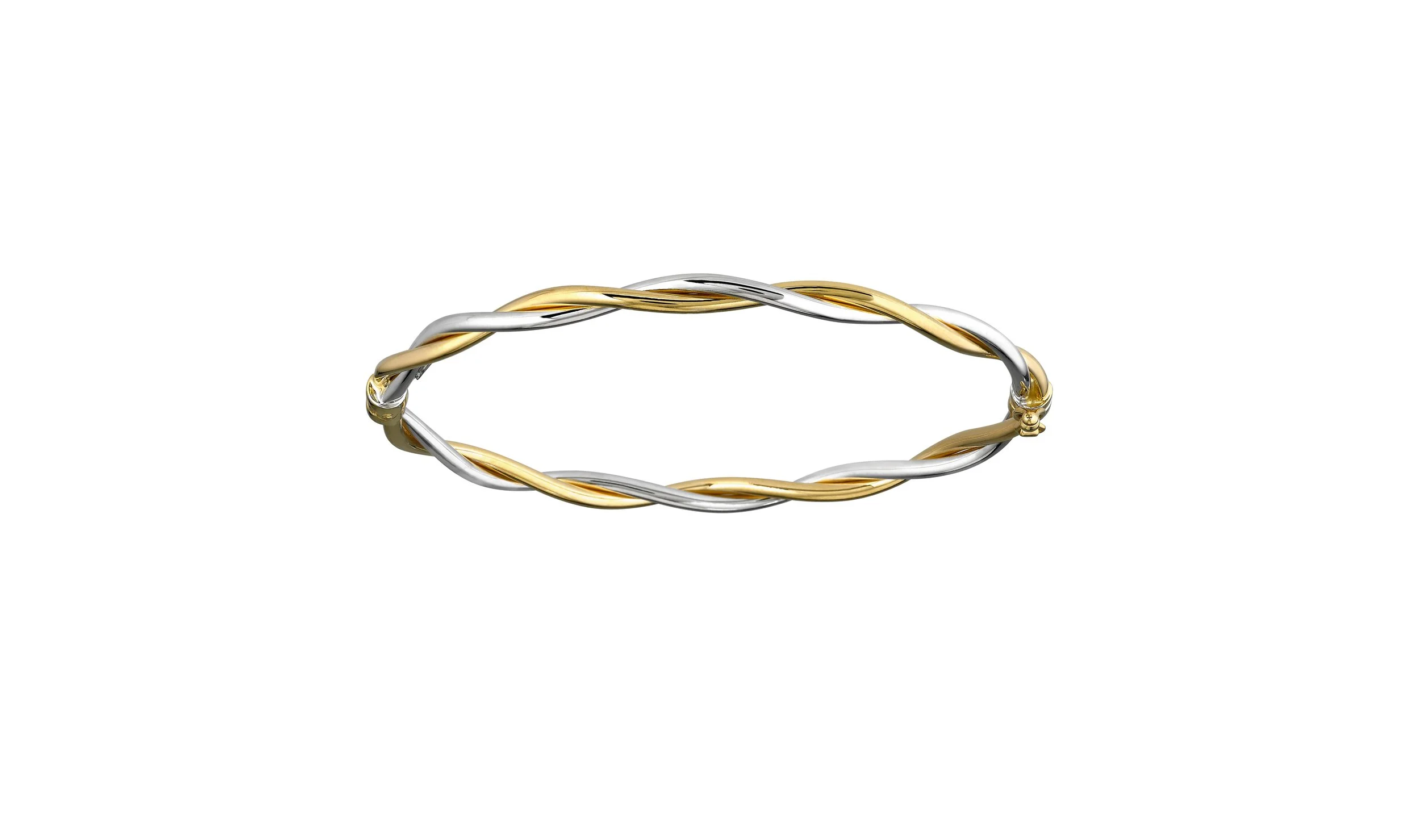 Bracelet Jonc Bicolore 2 mm 62x52 mm