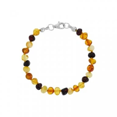 Bracelet Ambre Multicolore