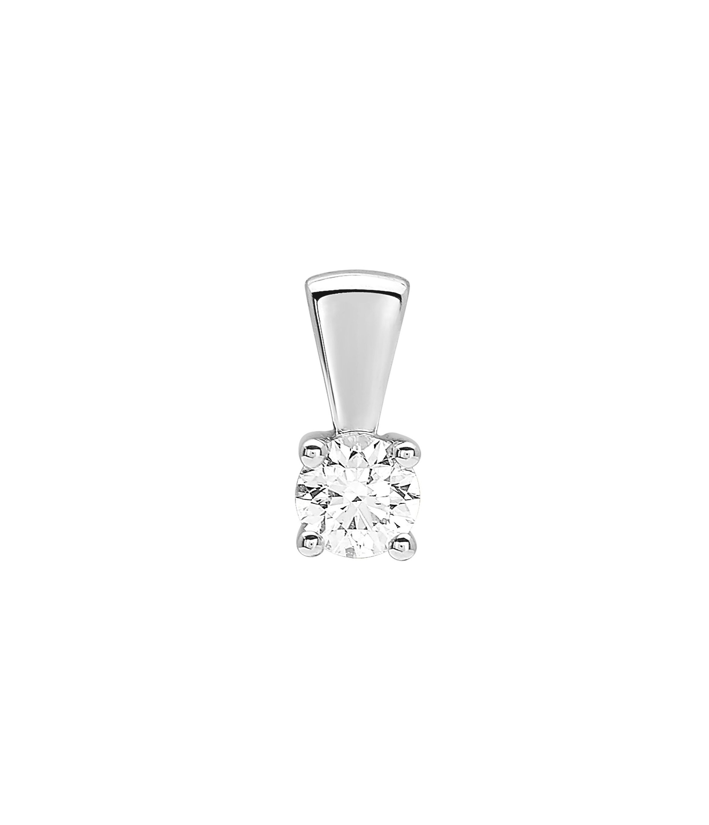 Pendentif Diamant Or Blanc