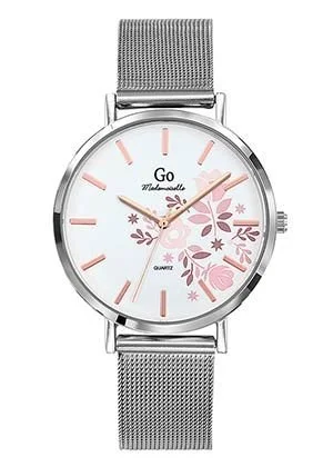 Montre Go Acier Bracelet Acier Milanais