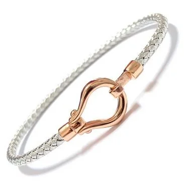 Bracelet Crochet Rosé