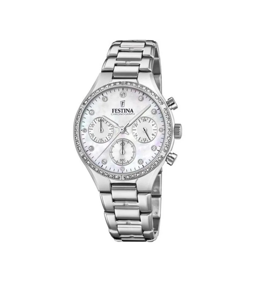 Montre Festina Chrono Acier Bracelet Acier