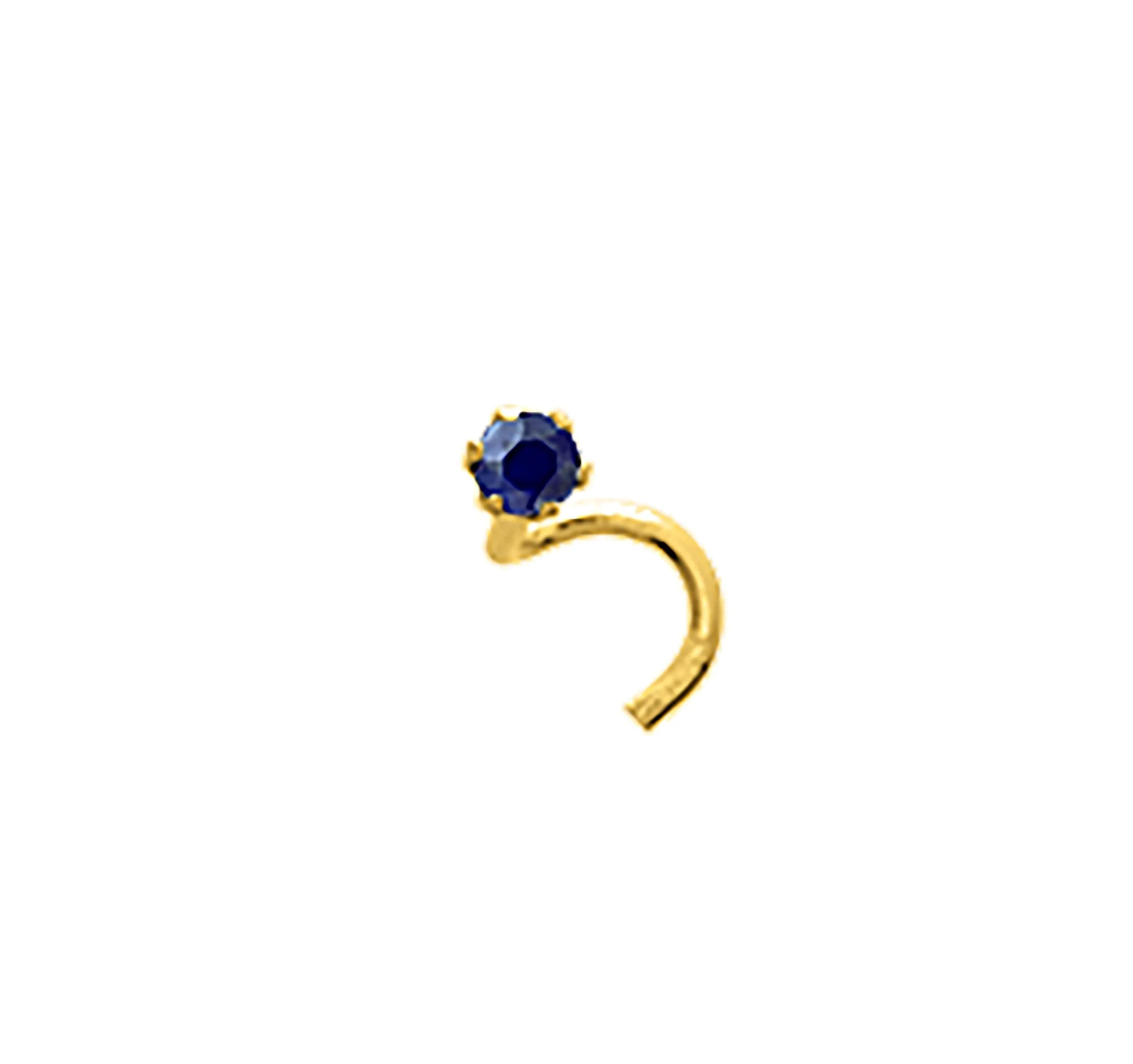 Piercing de Nez Saphir