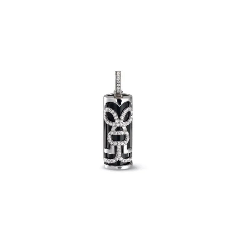 Pendentif Tiki Onyx et Oxyde