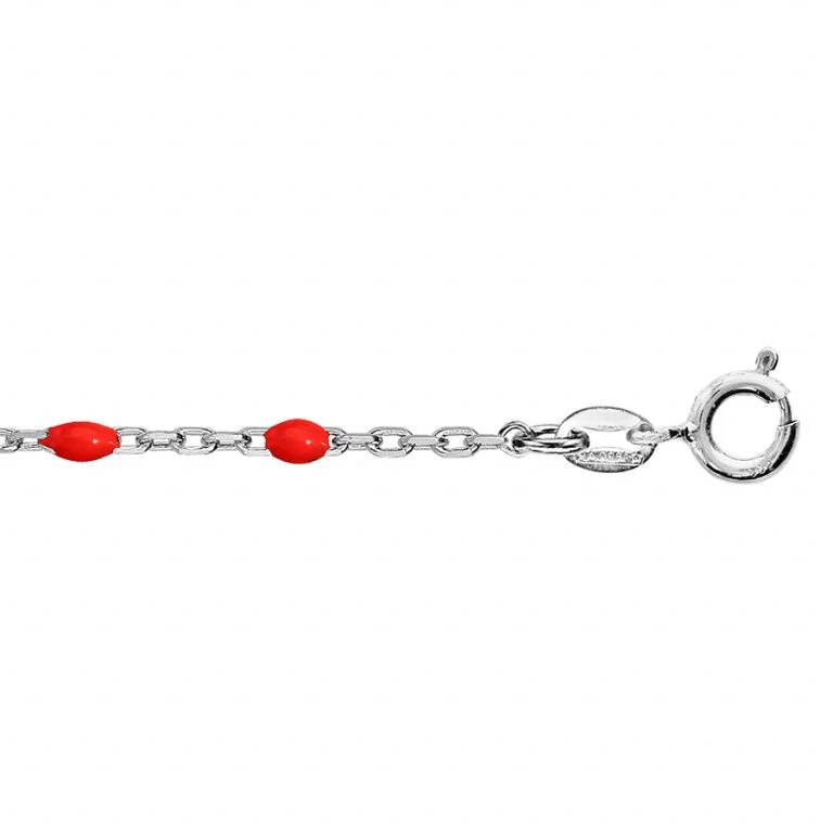 Bracelet Olives Résine Rouge