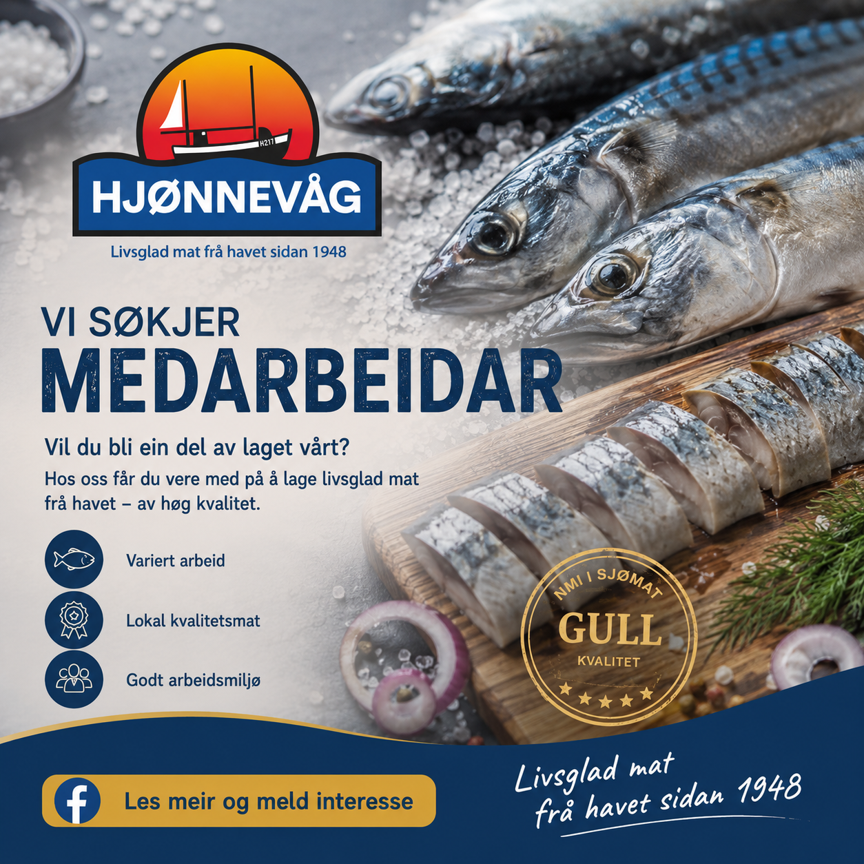 Vi søkjer ny medarbeidar