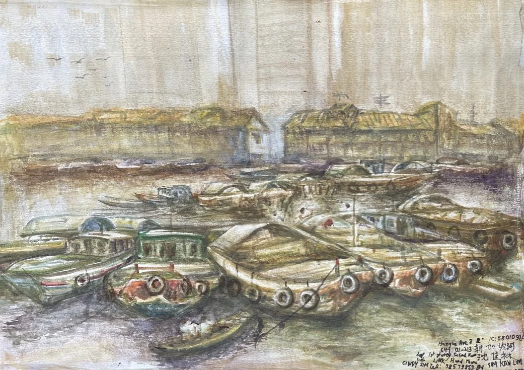 Singapore River 71.5 x 48.5 cm.jpg