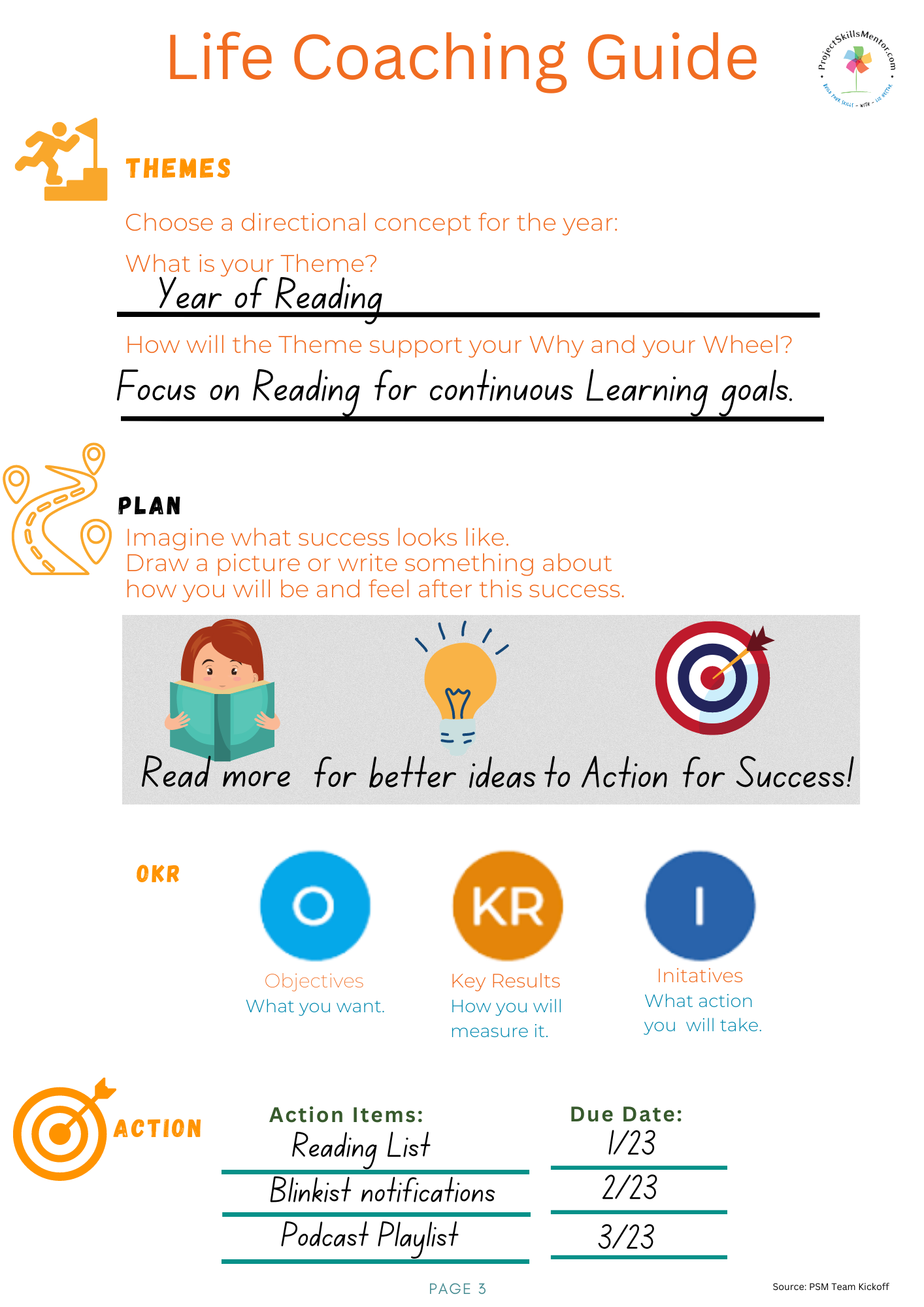 2023 Goals How to set and achieve your objectives — ProjectSkillsMentor ProjectSkills Mentor