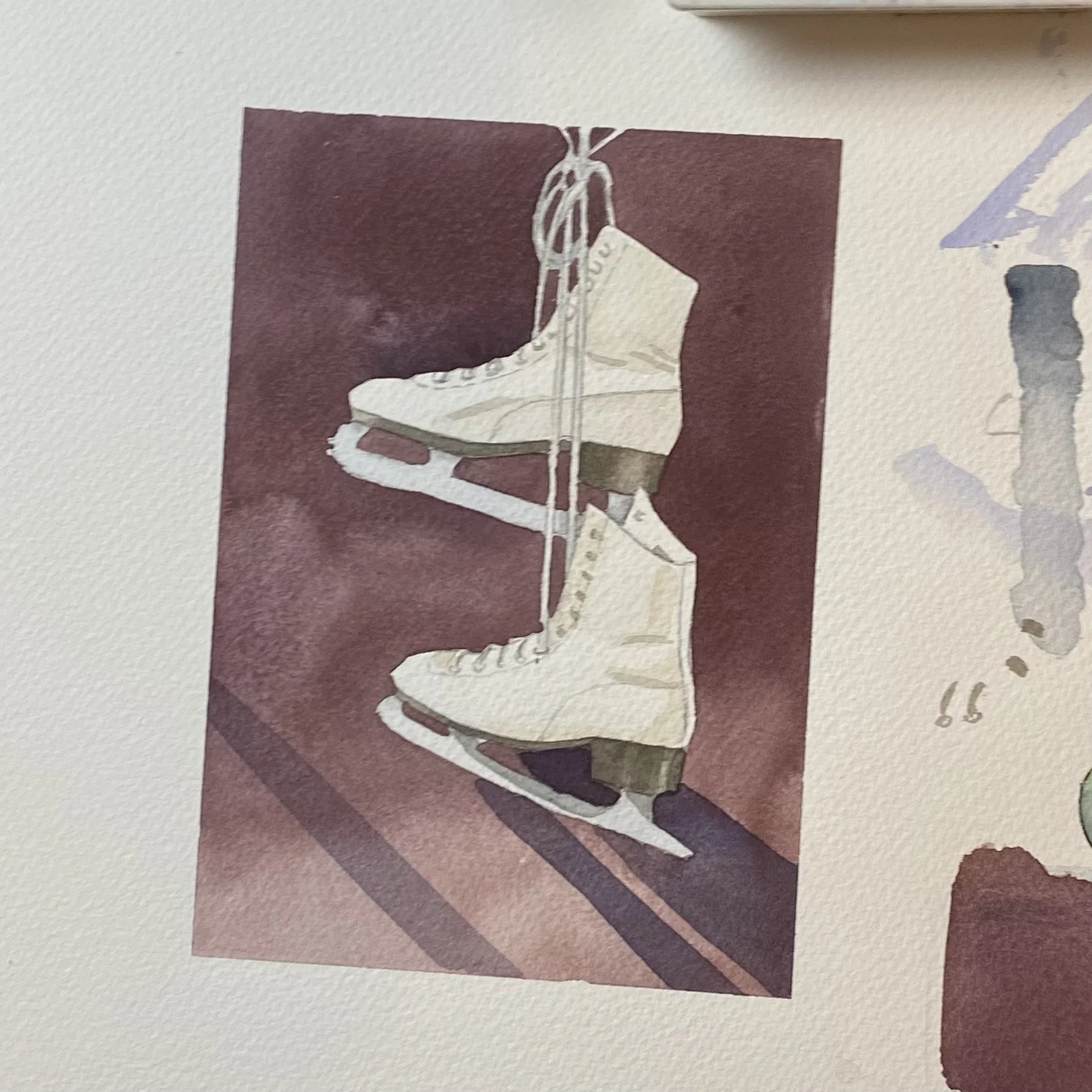 Let's Paint - Ice SKates 90-Minute Tutorial