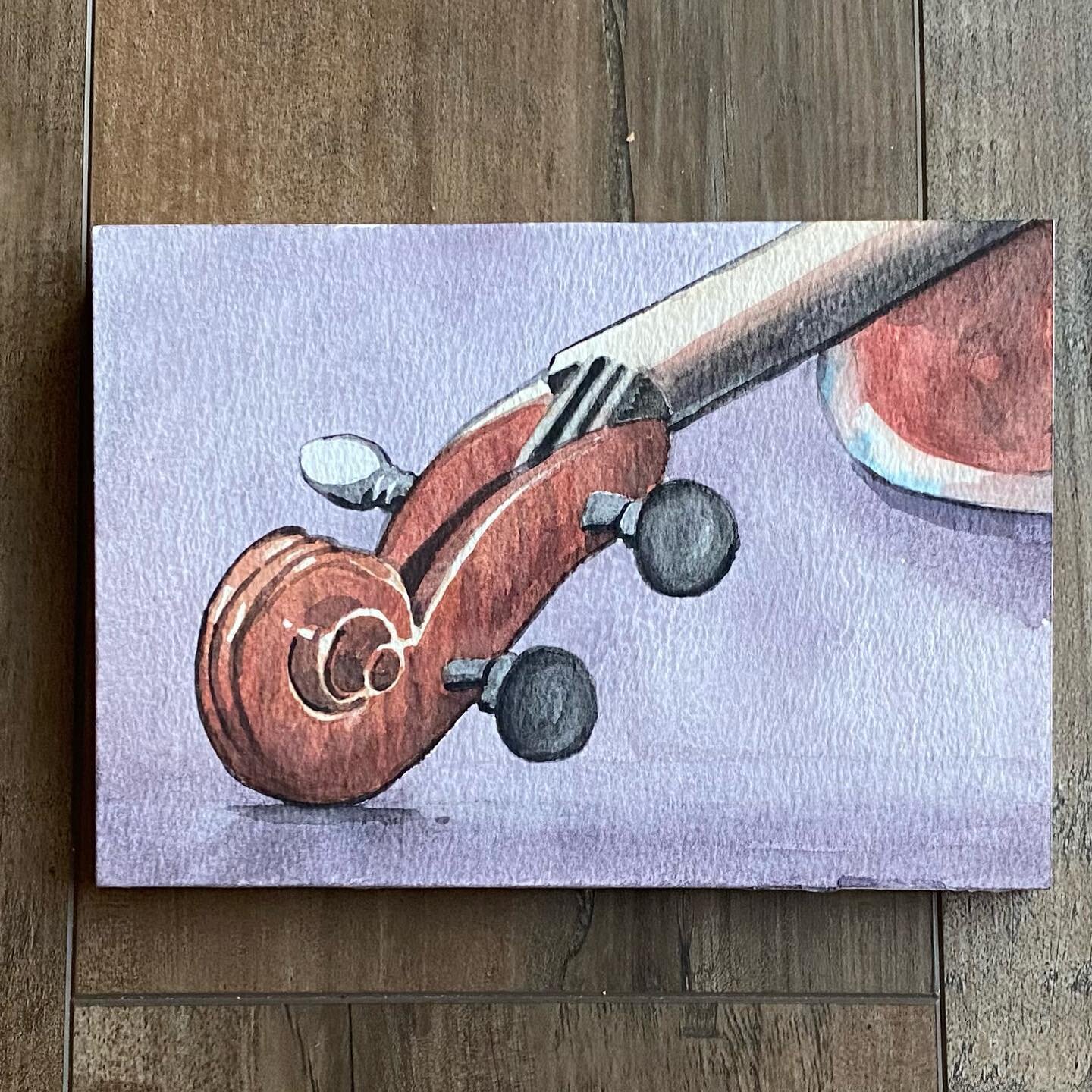 Ahhh&hellip;things that are musical. Such a great theme for this month&rsquo;s online class. But this was a tough one! 

#violinscroll #viola #strings #orchestra