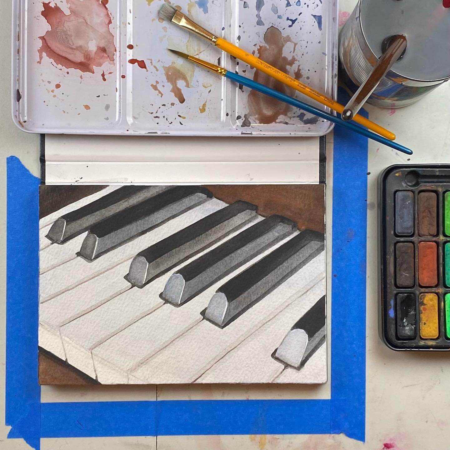 &ldquo;Things That Are Musical&rdquo; 🎶

#watercolor #percussion #percussion_instruments #pianokeys #music #classicalmusic #keyboard #jazzmusic