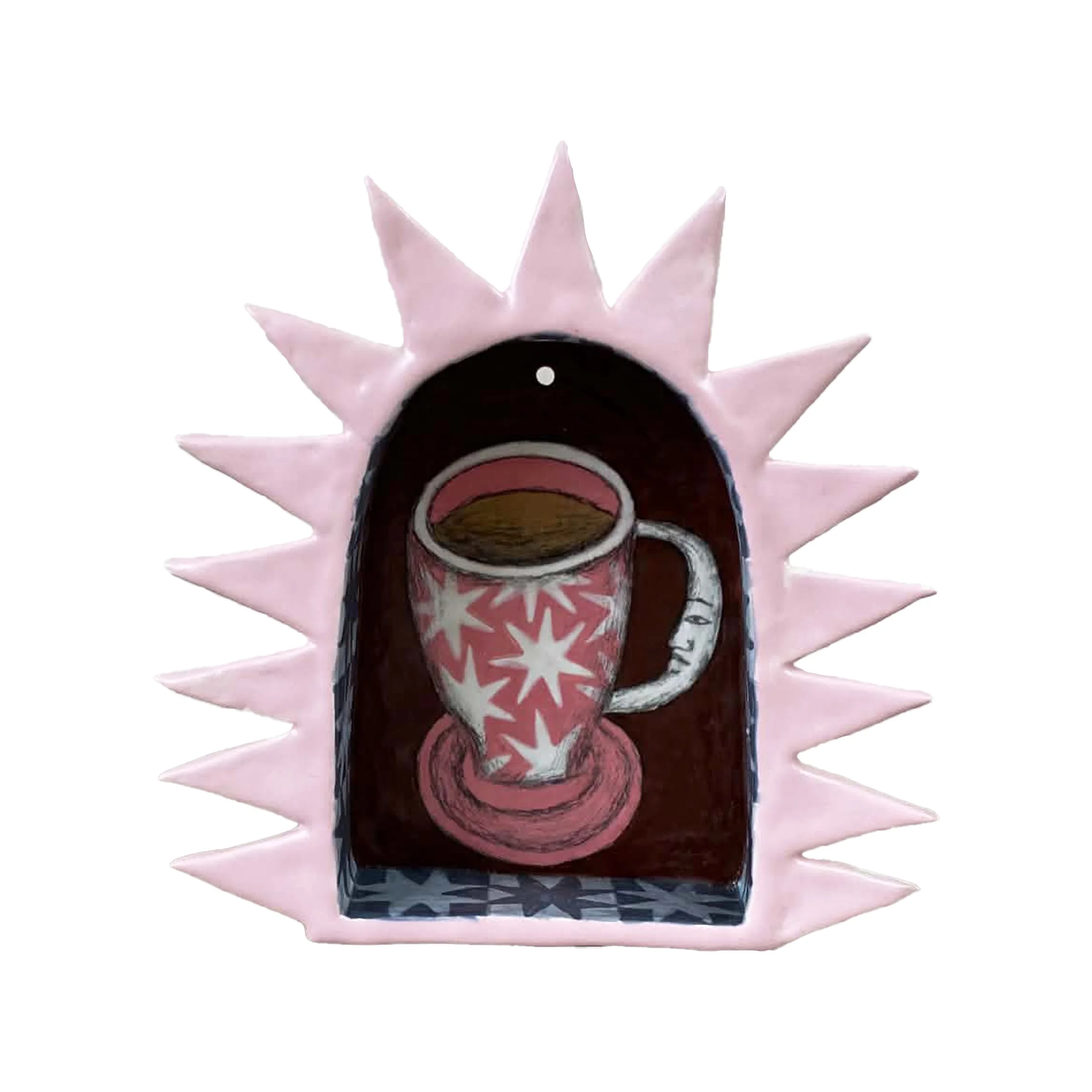 Spiky tea shrine
