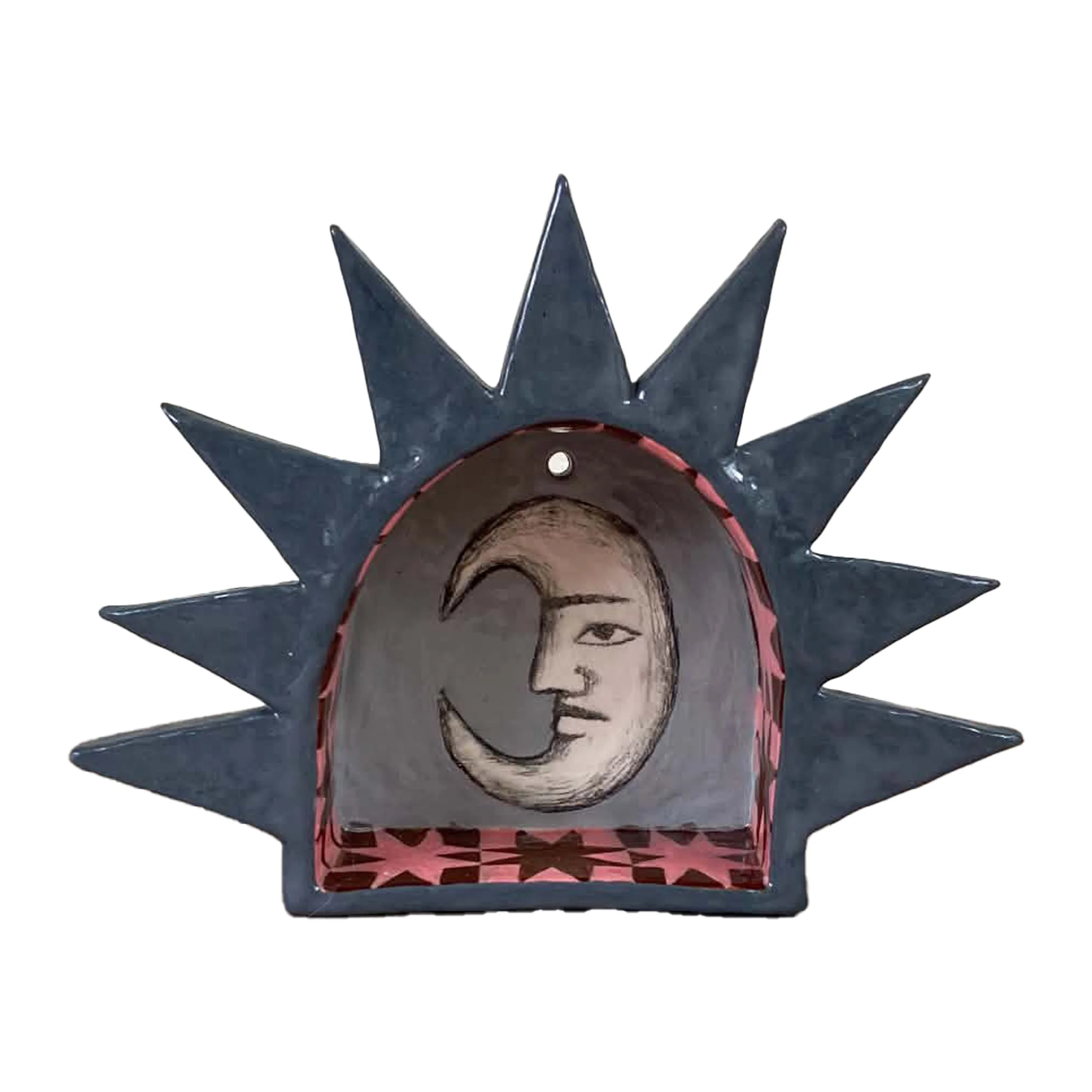 Spikey moon shrine