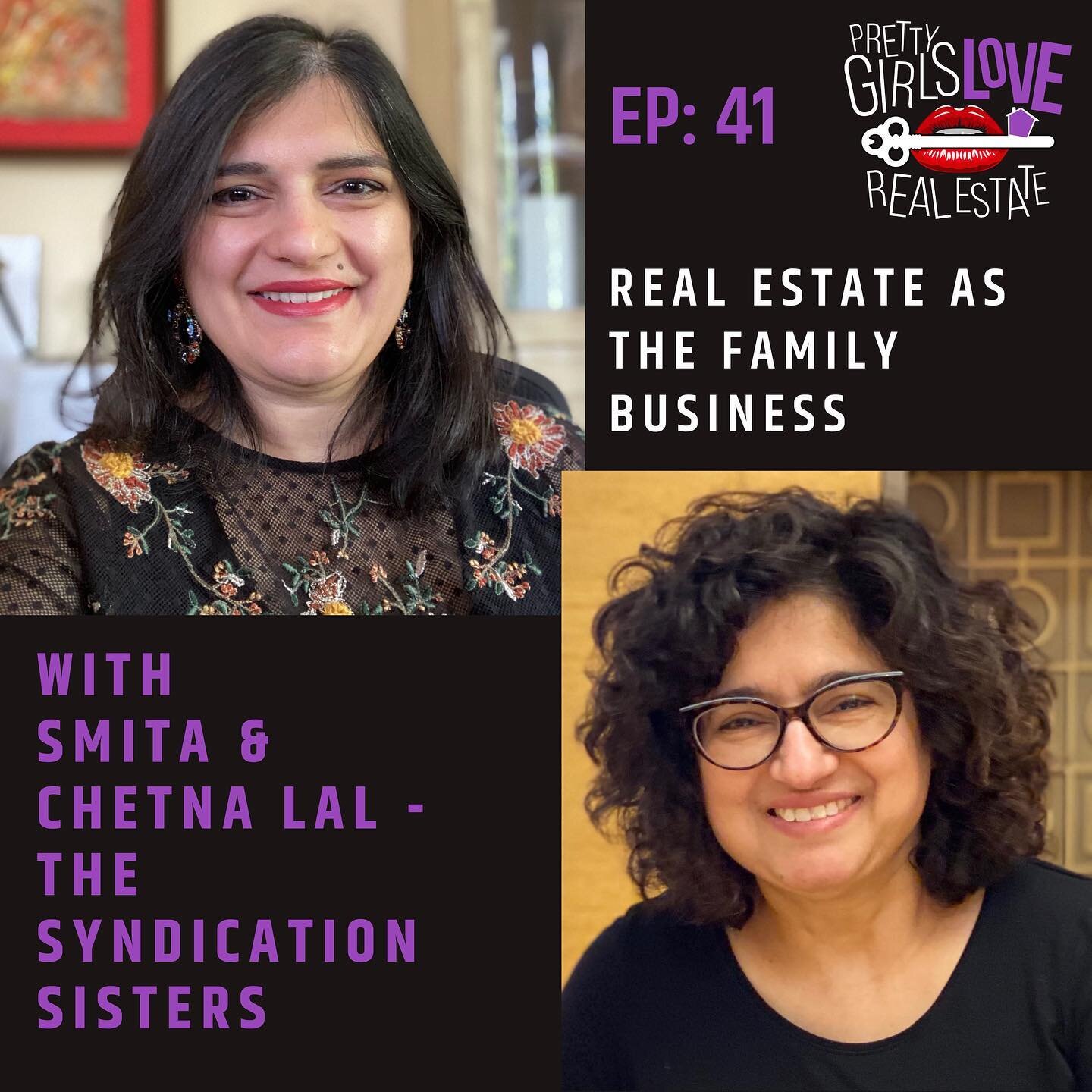 On episode 41 of @prettygirlsloverealestate, I chat with Smita and Chetna Lal, also known as the Syndication Sisters. They have over 20 years of experience purchasing and rehabbing rental properties mostly in the DMV area, and in recent years have mo