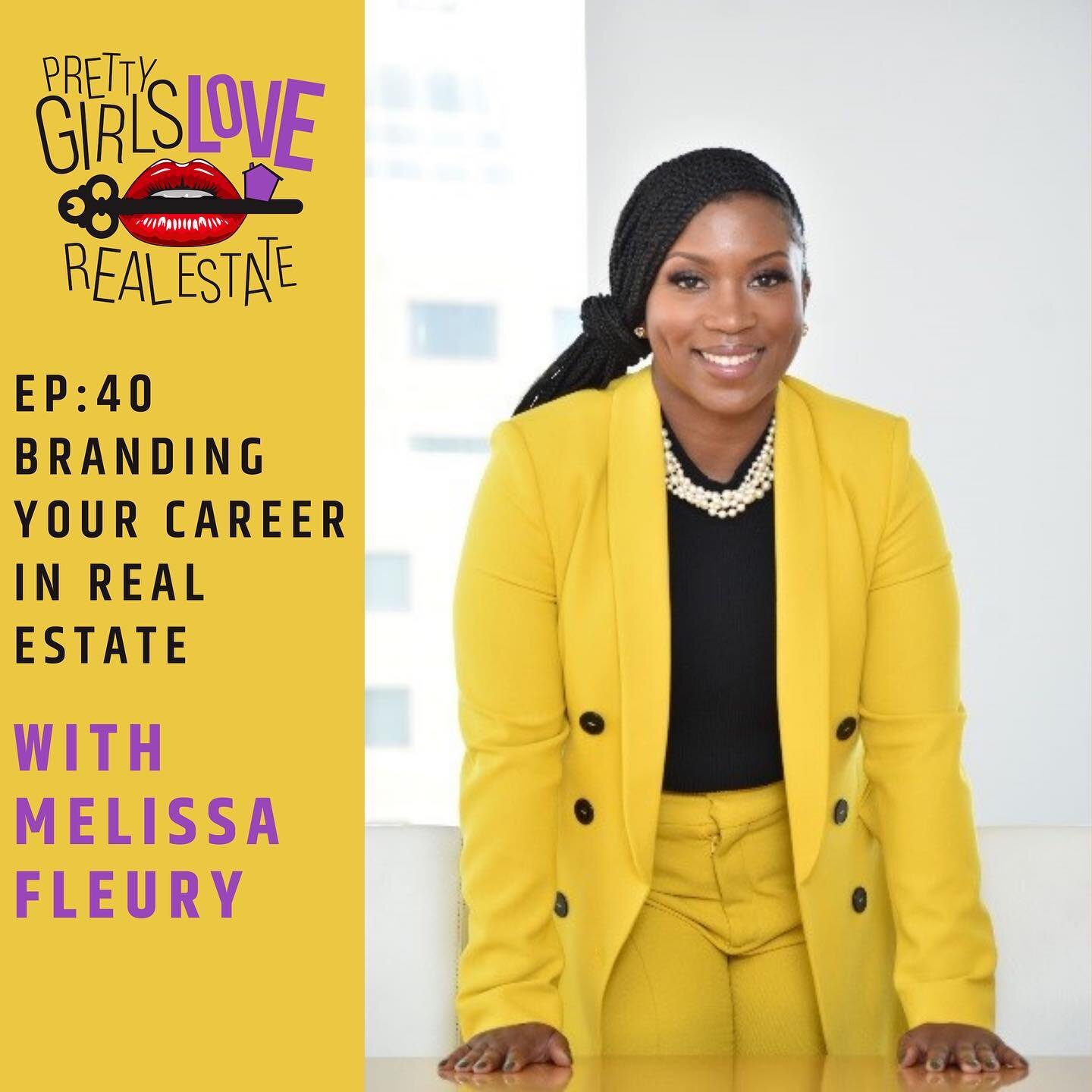 On&nbsp;episode 40 of @prettygirlsloverealestate,&nbsp;I had the pleasure of speaking with @melissafleuryinc,&nbsp;founder of The&nbsp;Branded Career,&nbsp;a platform dedicated to helping professionals with career development and executive coaching. 