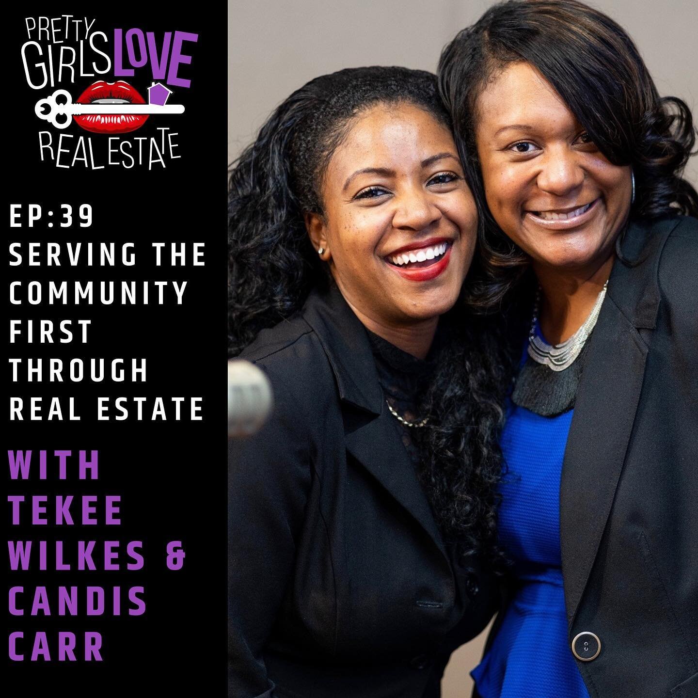 On episode 39 of @prettygirlsloverealestate , I had the pleasure of getting double the knowledge and inspiration from the ladies of the Dream Team of ExecuHome Realty, @realtor_tekee and @carr_realtor. They are veteran real estate agents in the Balti