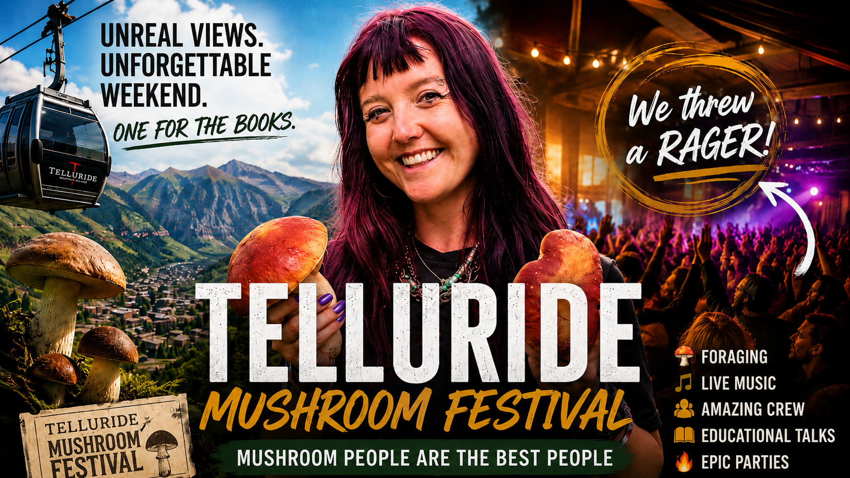 231:INPERSON--Telluride Mushroom Festival 2026 Teazer