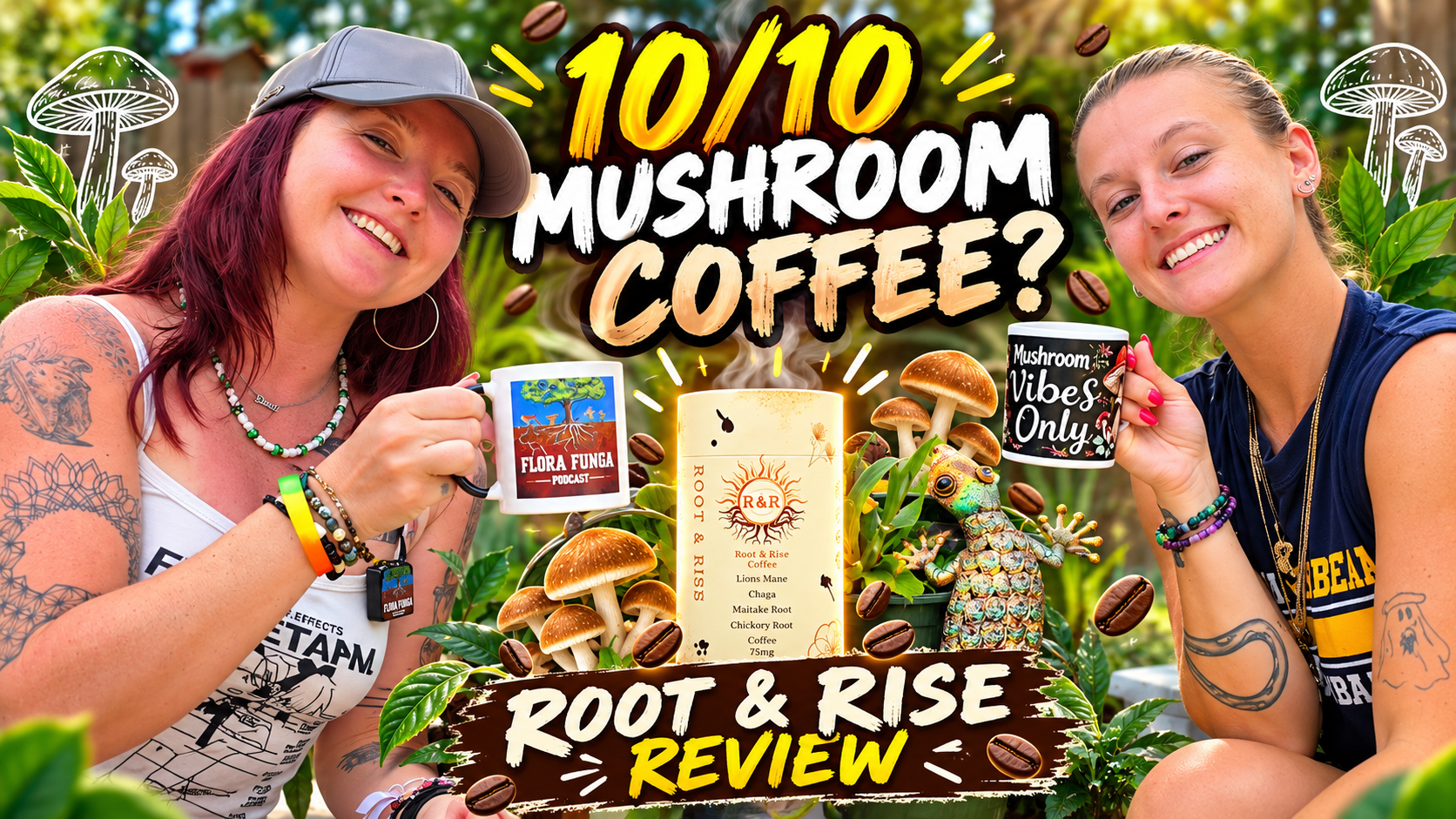 238: Is This the BEST Mushroom Coffee We've Tried Yet?! | Root &amp; Rise Coffee Review