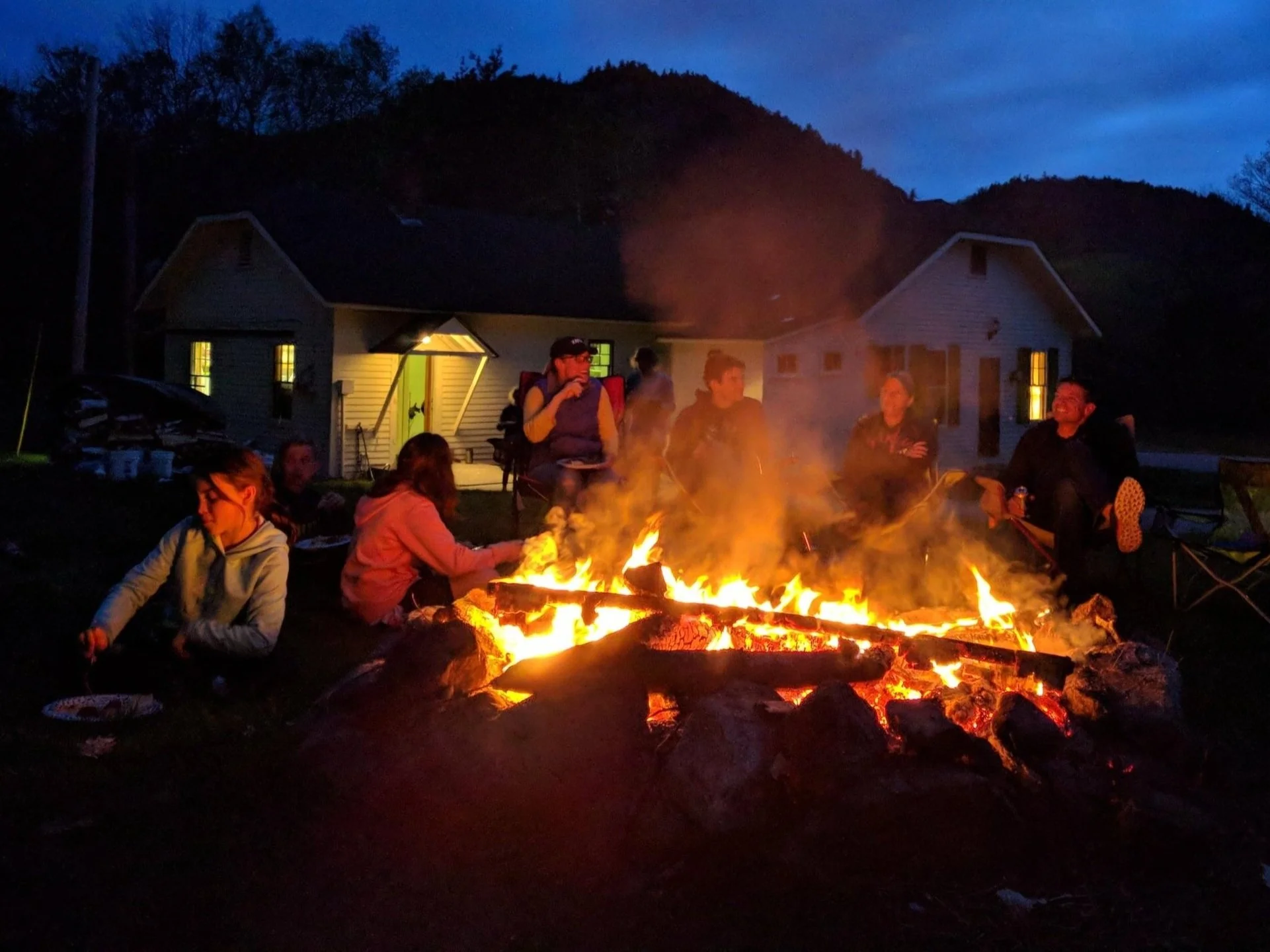 Evans+Notch+Lodge+Welcome+to+the+Campfire