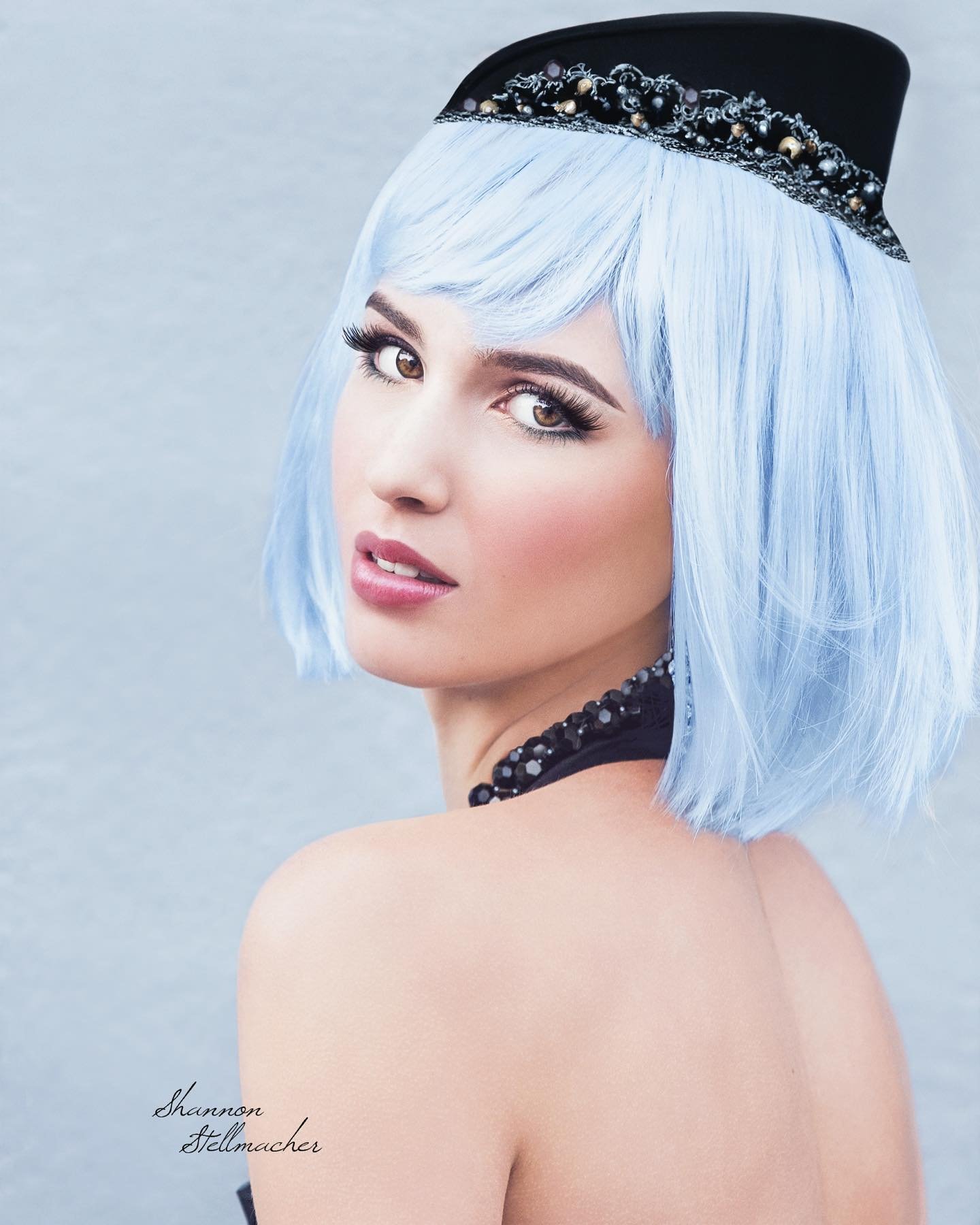 I&rsquo;m loving this baby blue!  Photography, Makeup, and Retouch by me. 
@shannonstellmacher
@stellaalvinastudios 
Hair by @concklintiffany 
#fashionphotographer #babyblue
#bluehair #beauty