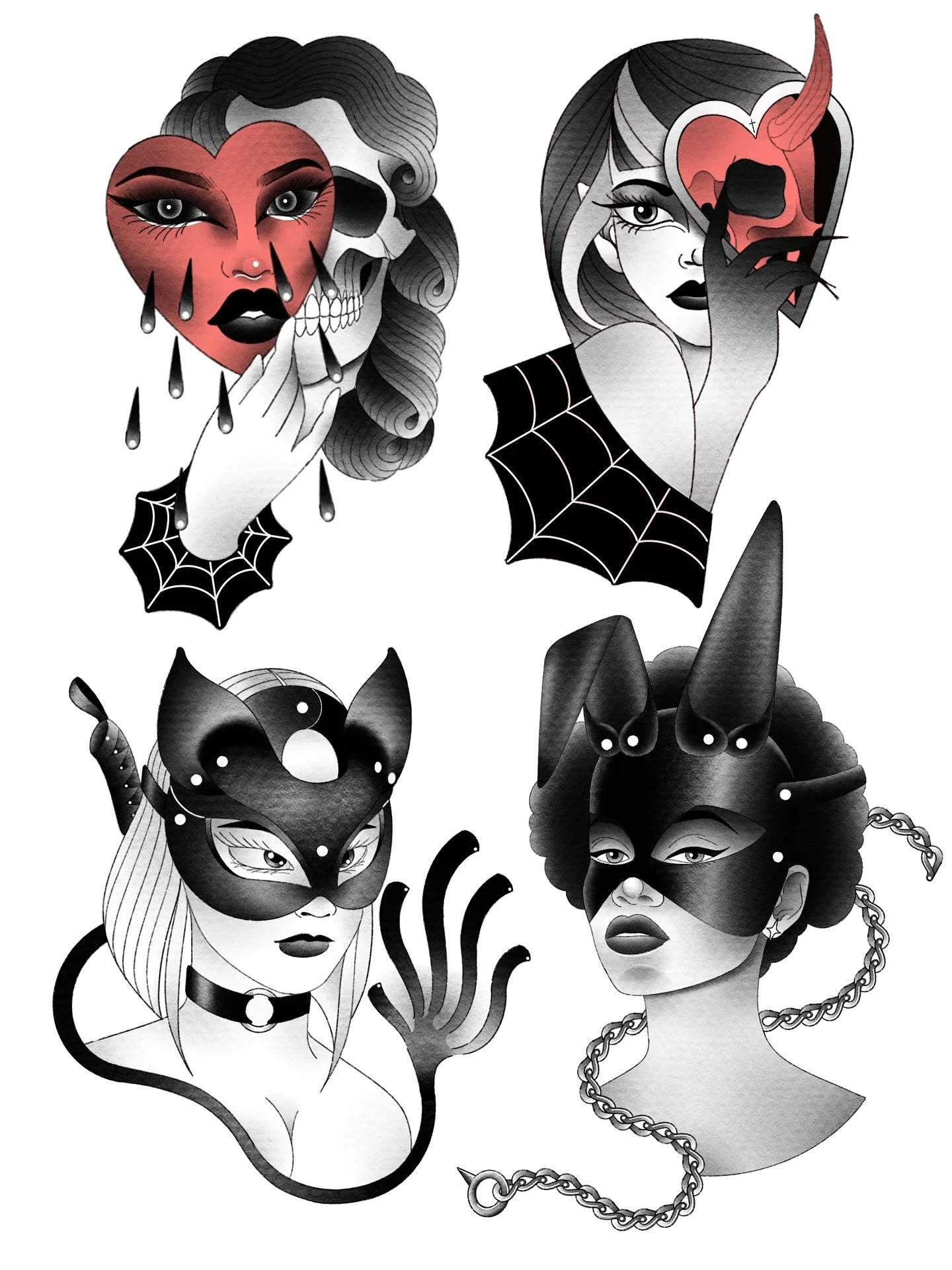 This takes a couple hours a day for a week to draw 😓 all available to be tattooed