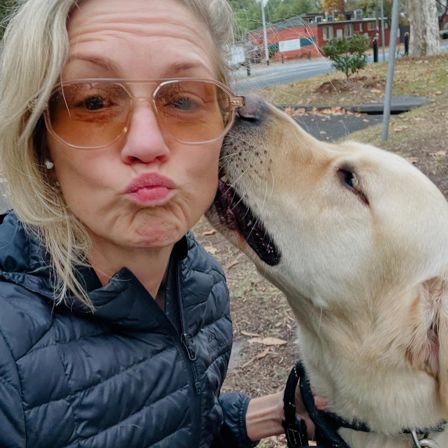 I saved my left AirPod in the nick of time.  Love you darling C 💛

@wkkeenan 🙏🏻
@wonderinalicesland 🙏🏻

#goldenretrieverlove