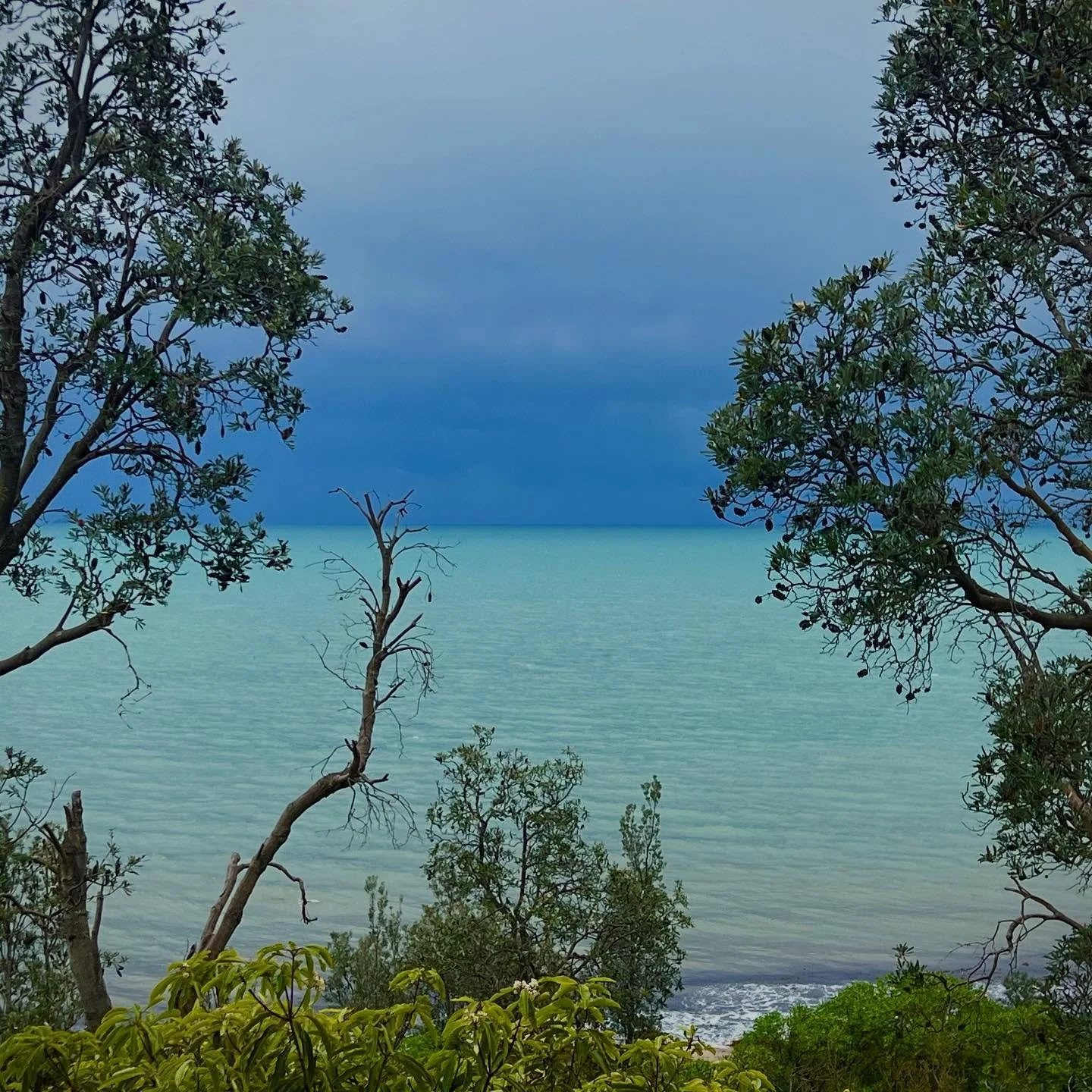 Moooooooody here&hellip;.&amp; so happy.  Rain, hail or shine 😍🙏🏻

#beachgirl #rest