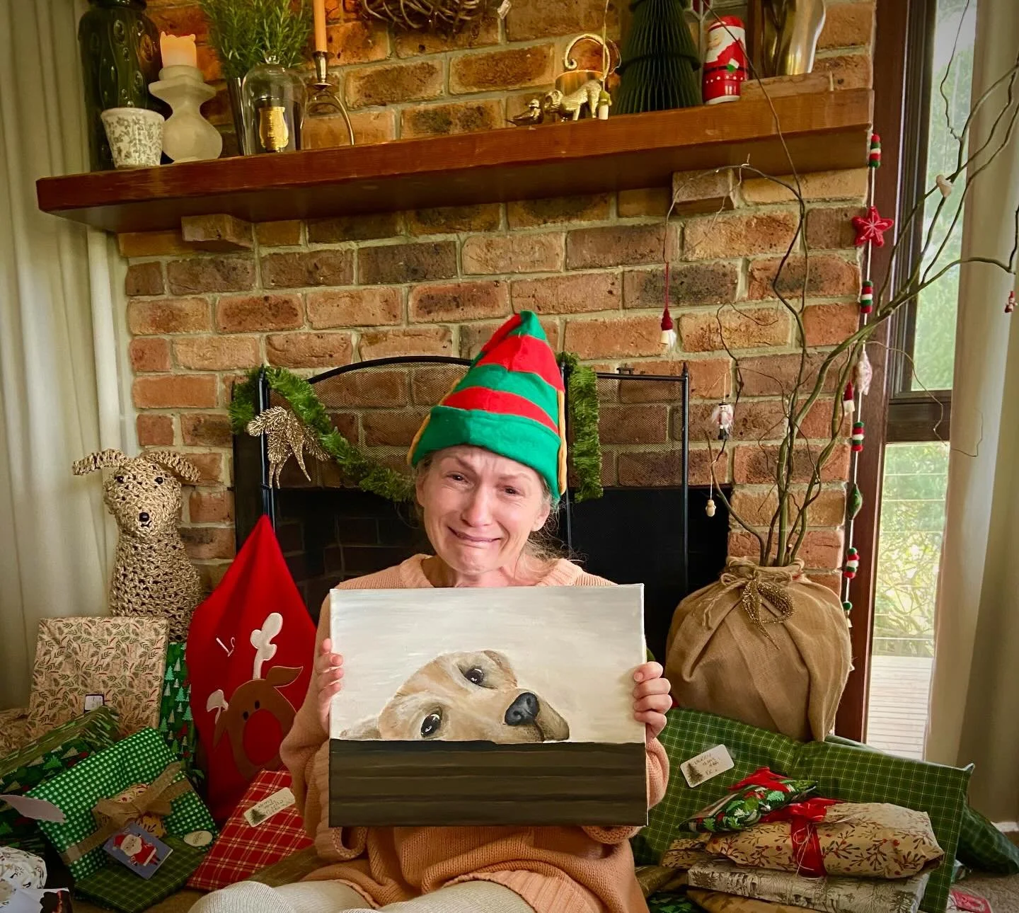 When did you last cry happy tears?

It&rsquo;s becoming quite the tradition for our family on Christmas morning.  Sobbing, messy crying, because we inextricably moved by a meaningful gift.

To my darling niece Zo-bo, you nail it with your paintings e