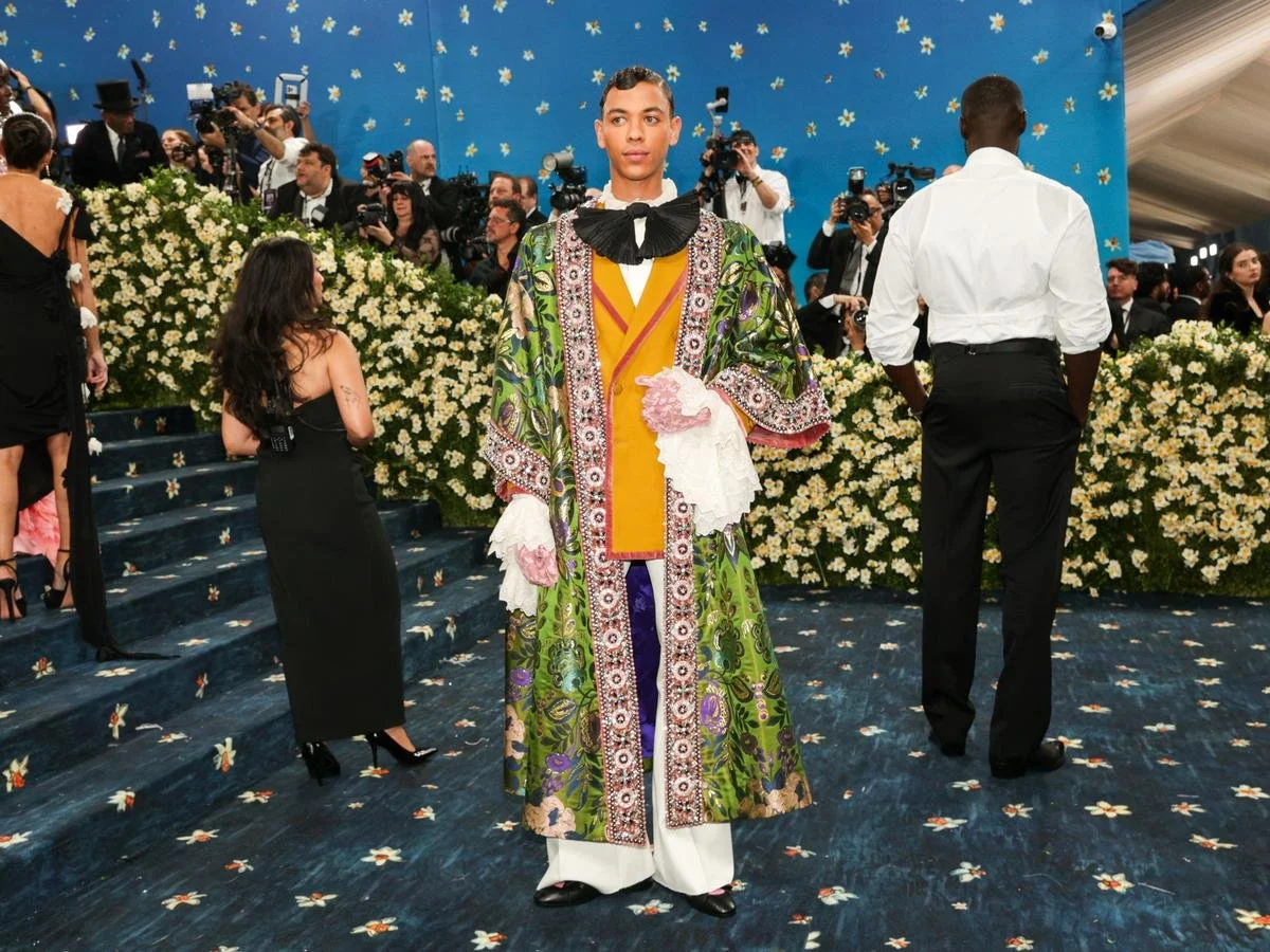 Guillaume Diop wearing Valentino at the MET Gala 2025