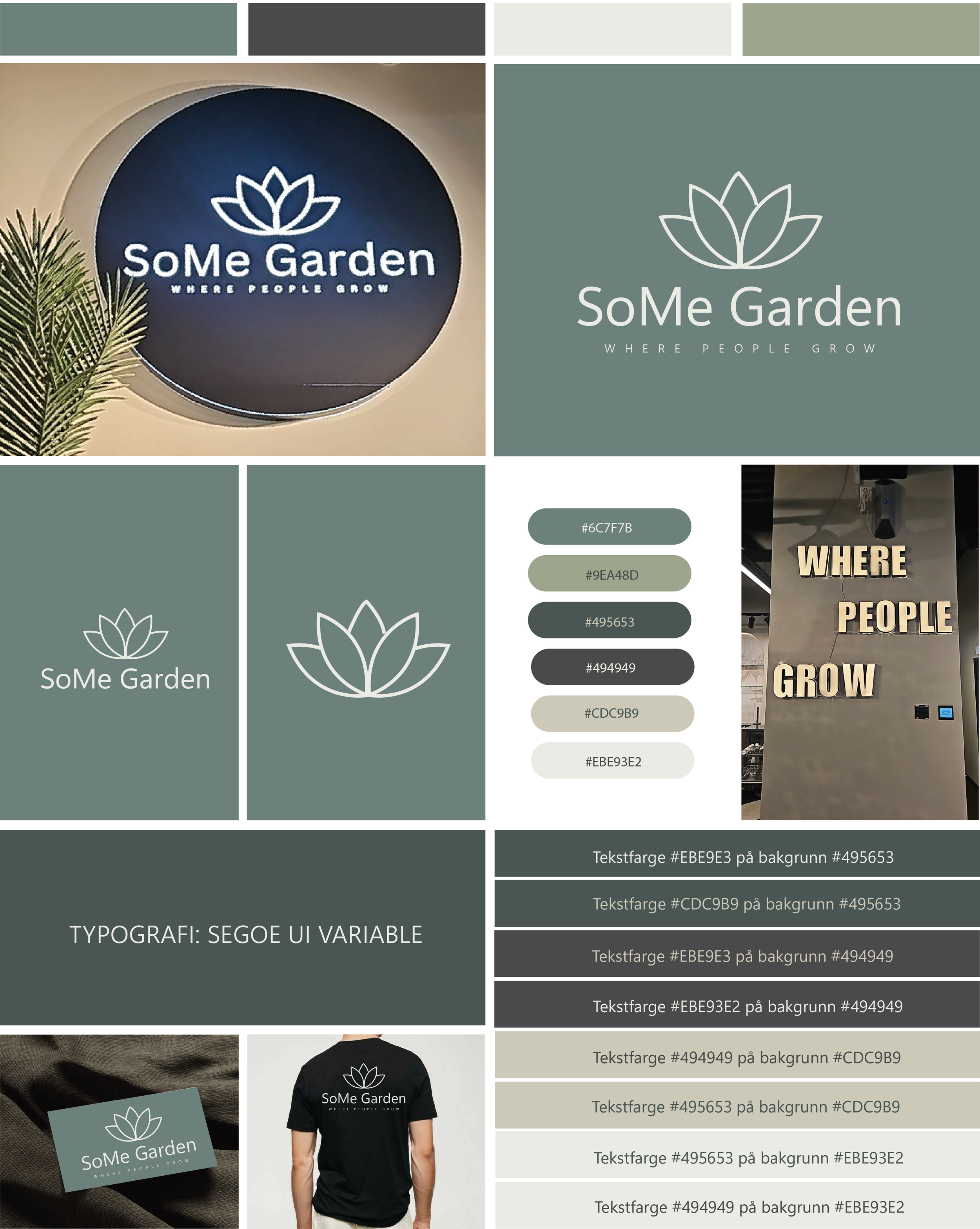 Some garden, visuell profil, design by heitmann