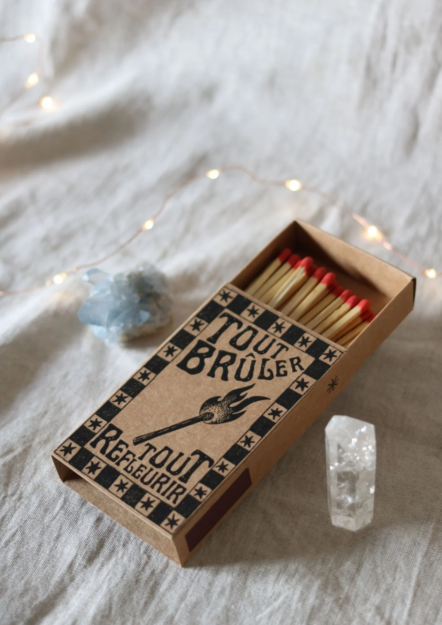 Boîte de grandes allumettes