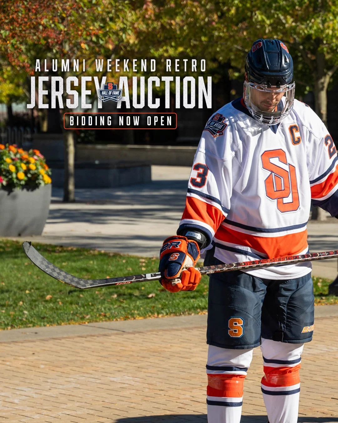 The Alumni Weekend jersey auction is live! 🔨

All proceeds from this auction will directly benefit Syracuse Men's Hockey. To bid visit the link in our bio!

#FO𝗖𝗨𝗦𝗘D🍊