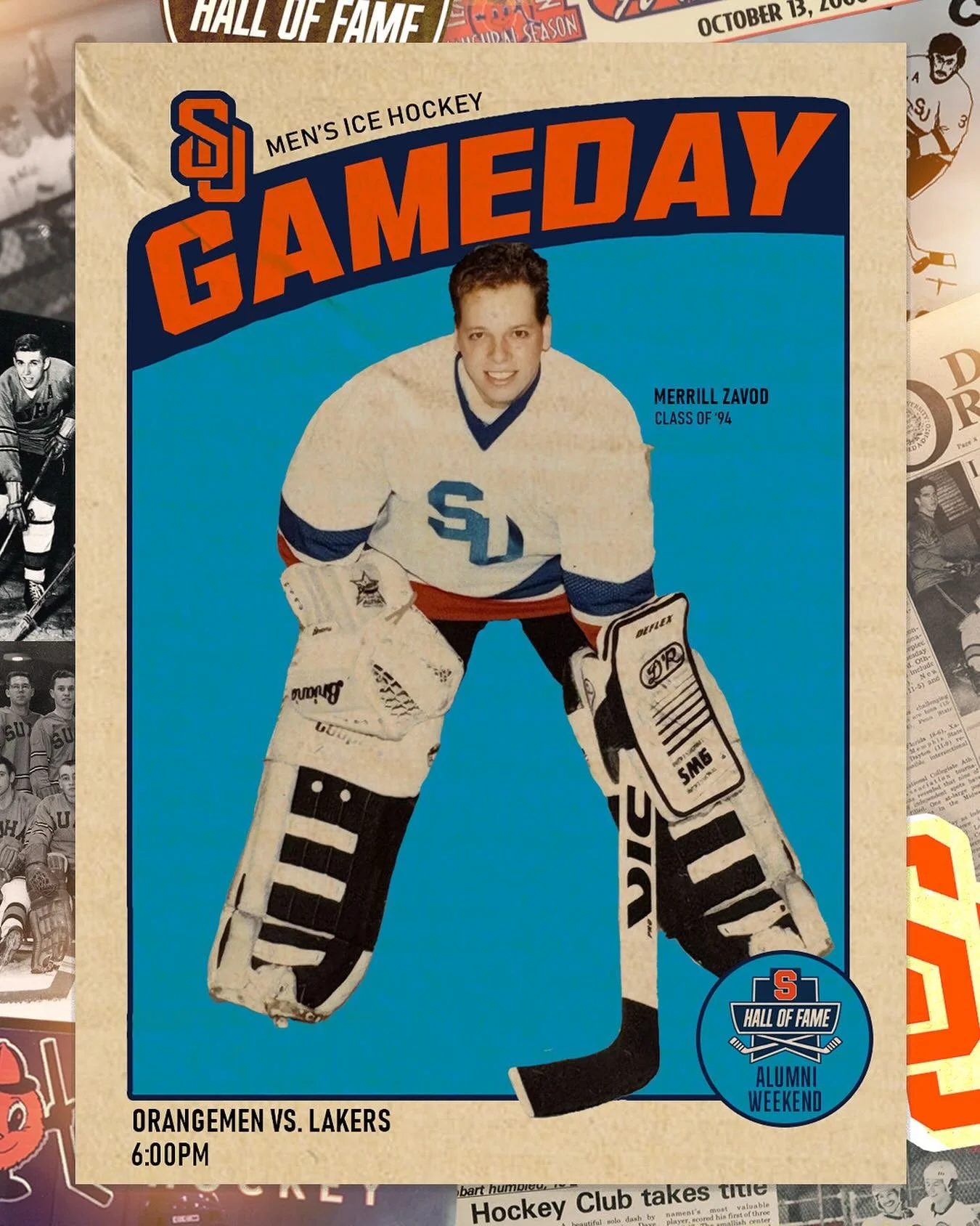 Alumni Weekend has arrived 

⏰ 6:00pm
🆚 Oswego 
📍Tennity Ice Pavilion (Syracuse, NY) 
📺SU Hockey Network

#FO𝗖𝗨𝗦𝗘D 🍊