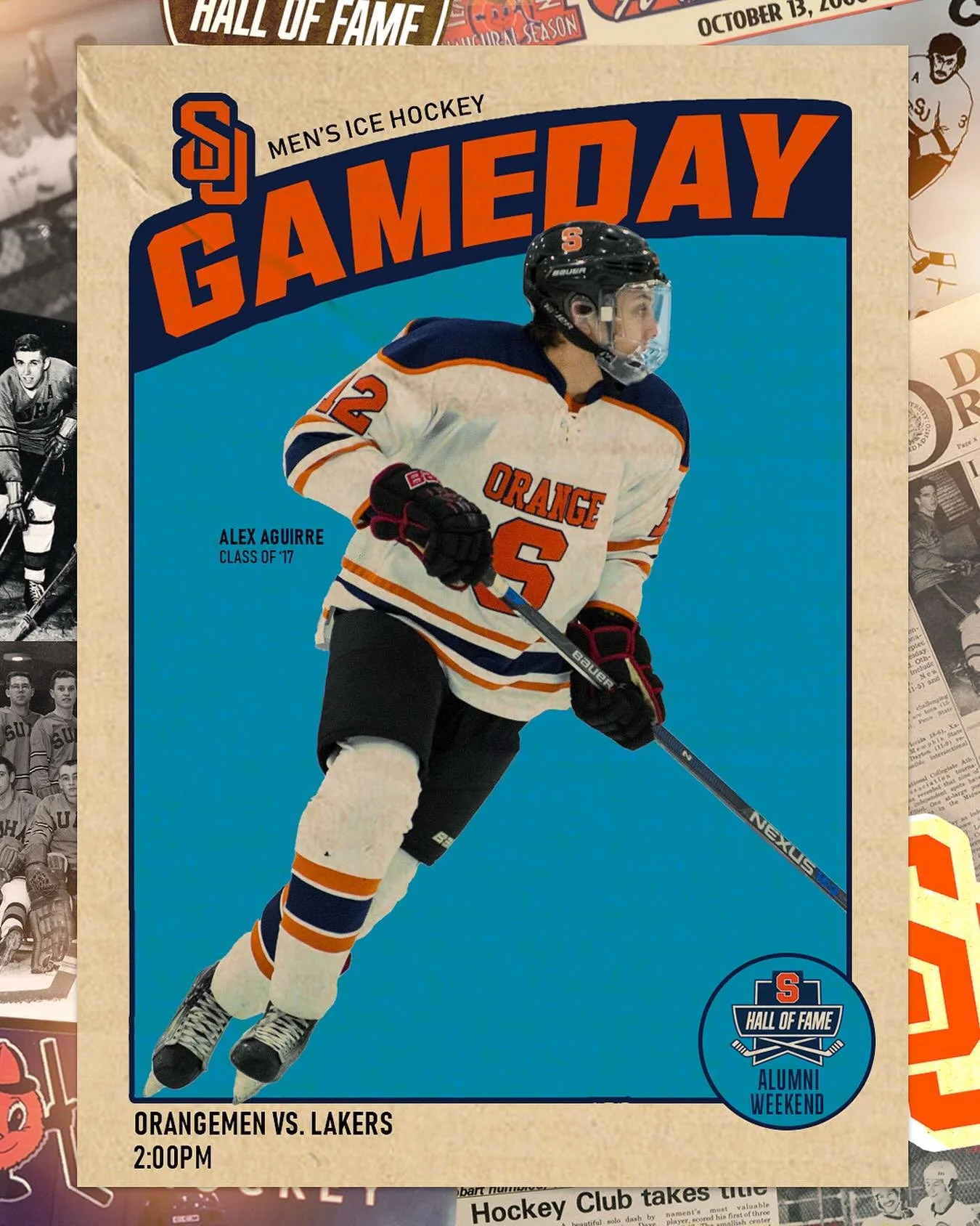 Circa 1959

⏰ 2:00pm
🆚 Oswego 
📍Tennity Ice Pavilion(Syracuse, NY) 
📺SU Hockey Network

#FO𝗖𝗨𝗦𝗘D 🍊