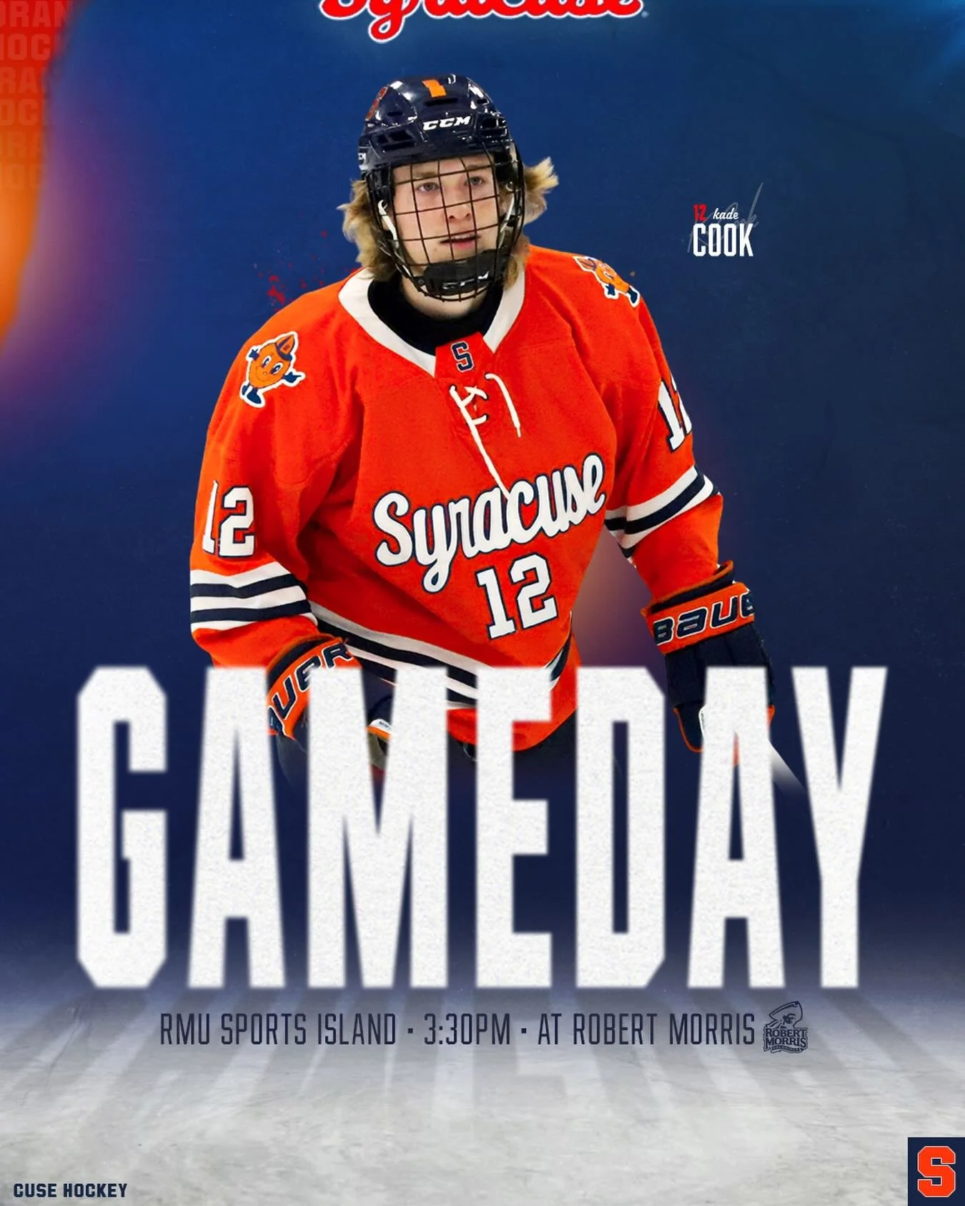 Closing out the weekend

⏰3:30PM
🆚 Robert Morris 
📍RMU Sports Island (Pittsburgh, PA)
📺 RMU Club Sports (Youtube Live)
🎙️SUHN

#FO𝗖𝗨𝗦𝗘D 🍊