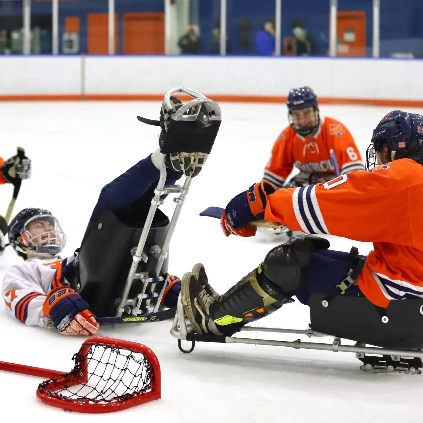 The first-ever CNY Adaptive Sports Sled Hockey Tournament was a blast! @syracusehockey
