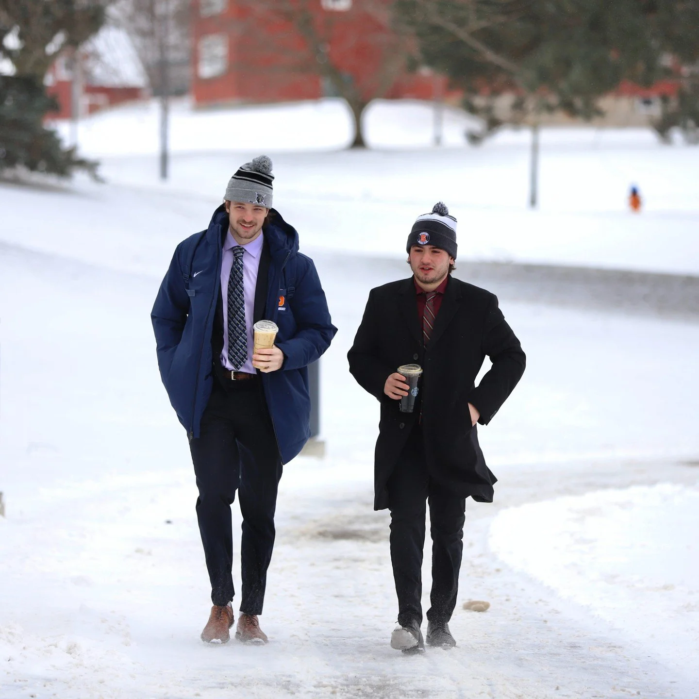 Arrivals on Senior Day.