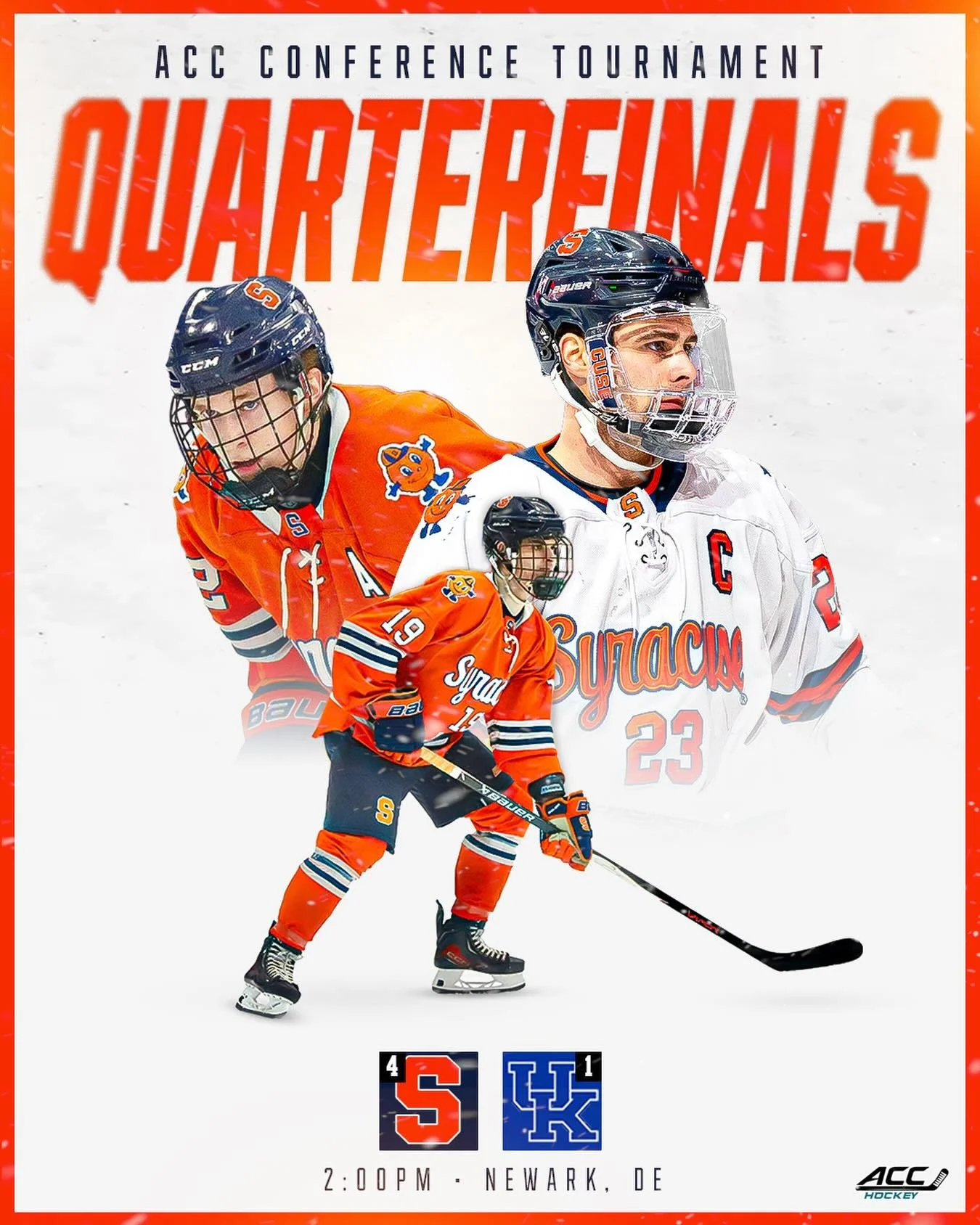 Ready to rumble. 

⏰2:00 PM
🆚 Kentucky 
📍Fred Rust Arena (Newark, DE)
📺 The412 (YouTube Live)
🎙️SUHN

#FO𝗖𝗨𝗦𝗘D 🍊