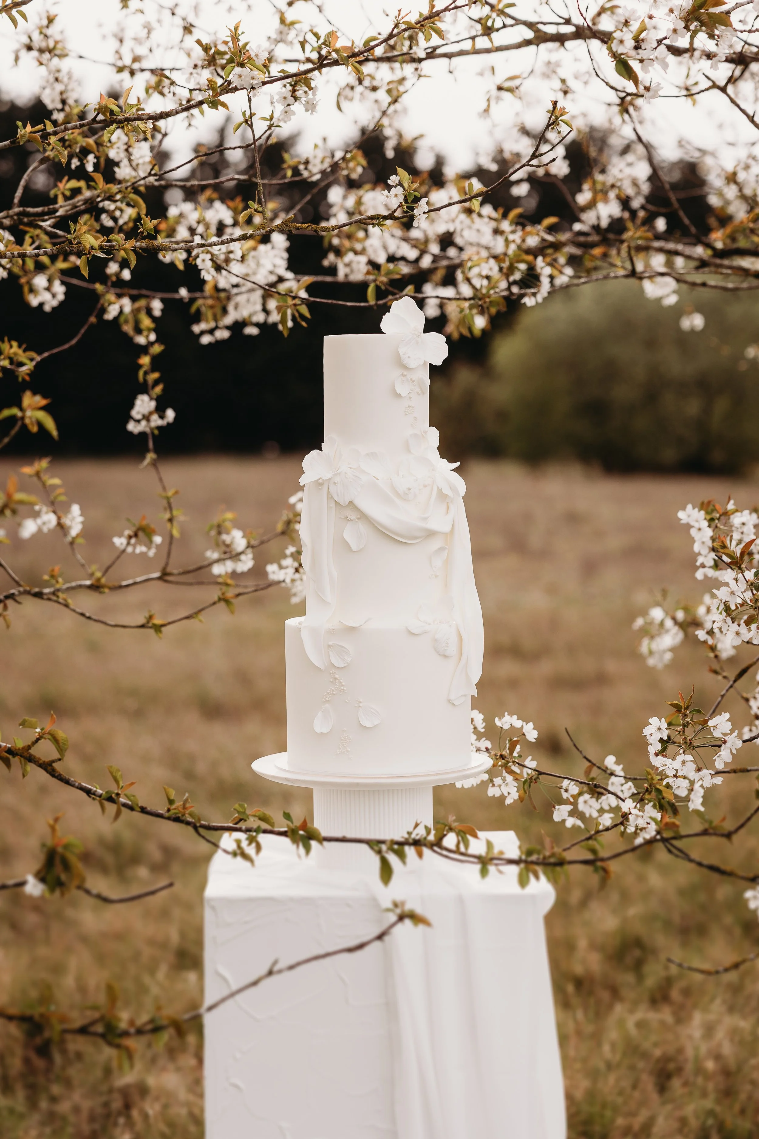 Spring Wedding Cake Cambridgeshire