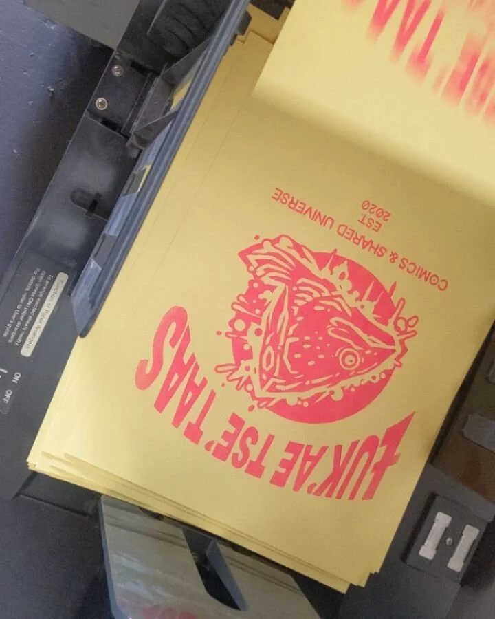 We'll be at @arcticcomiccon with Luk'ae Tse' Taas Comics &amp; Shared Universe this weekend. Find the Bookmobile outside with free comics and other books. We'll post the hours we'll be there soon!