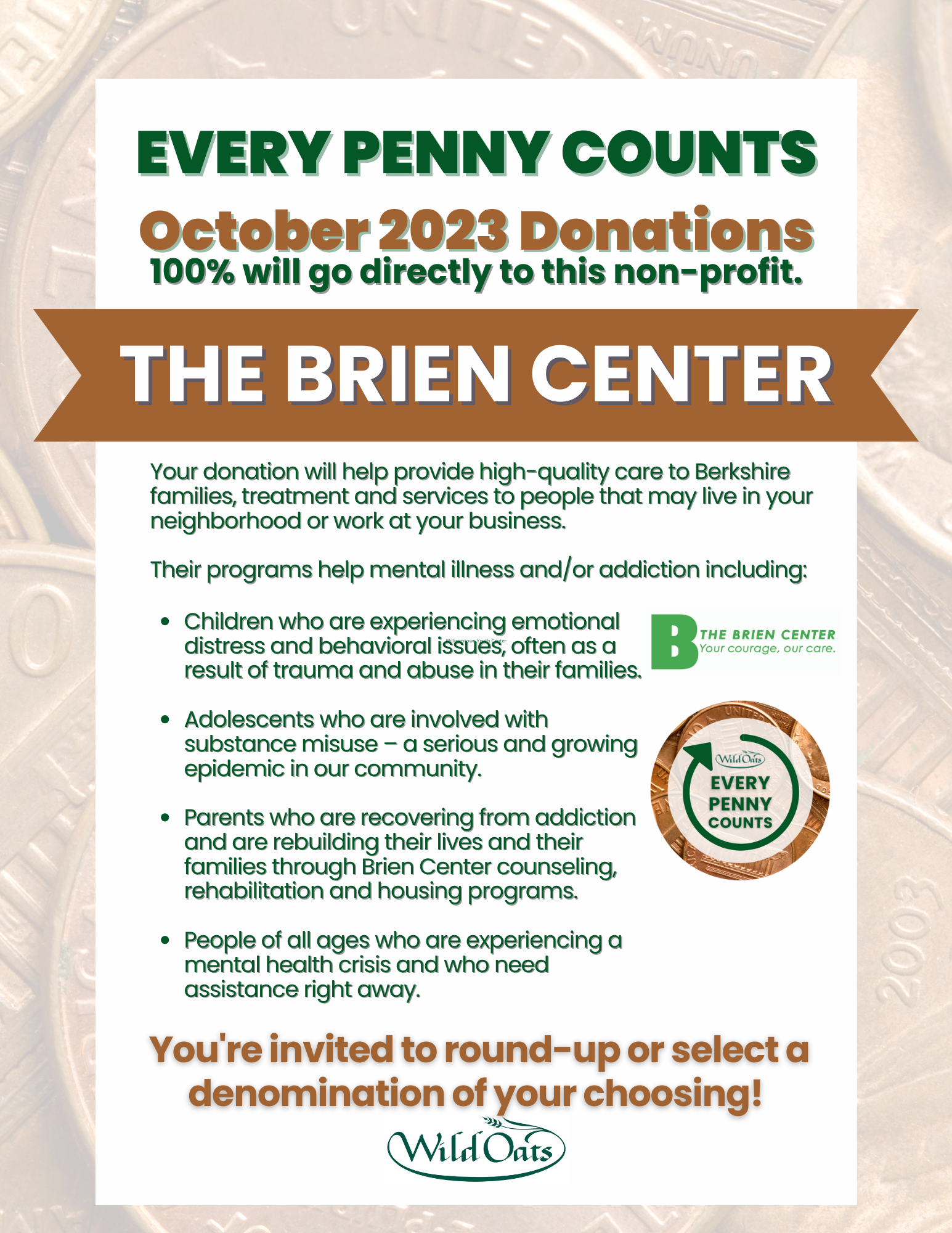 The Brien Center — Wild Oats Market