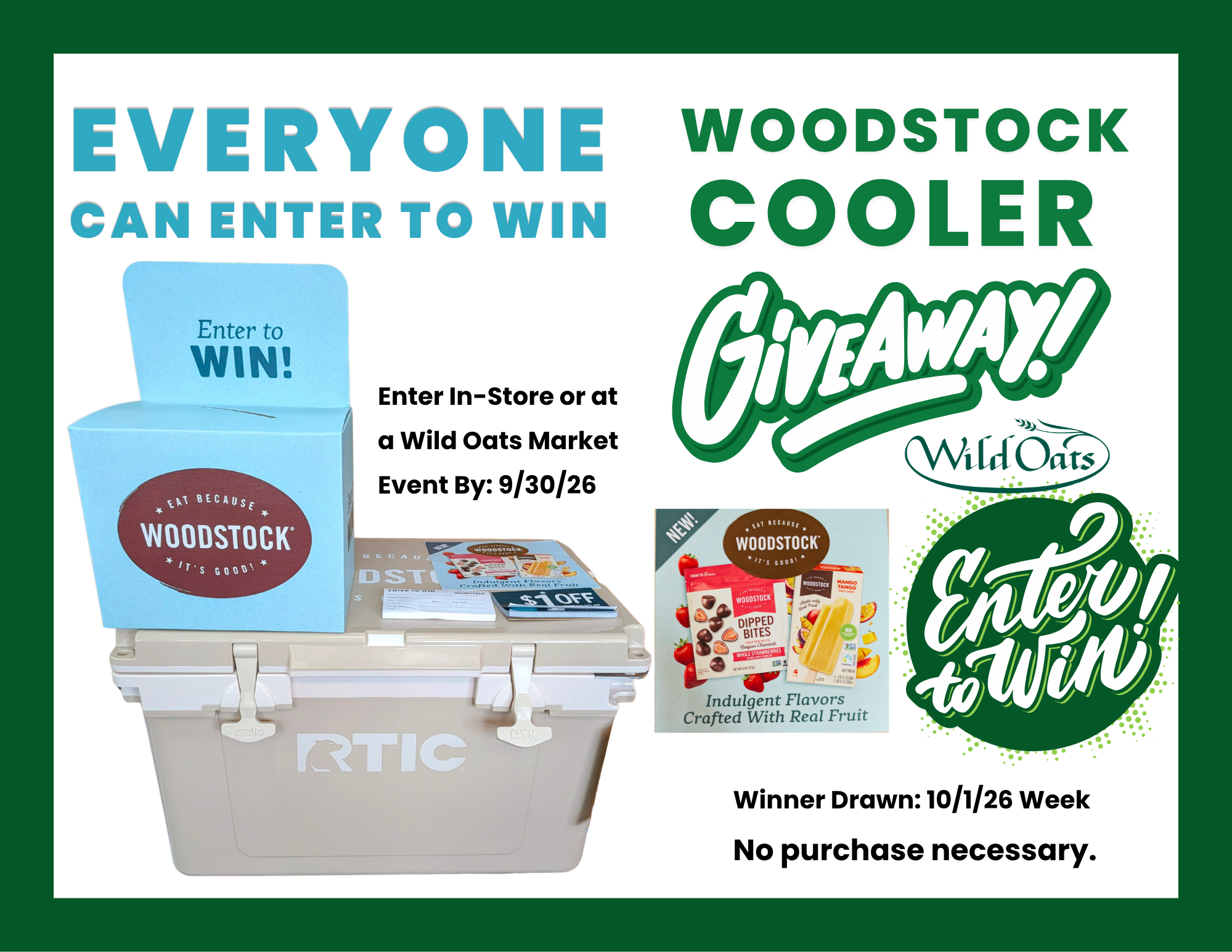 Woodstock Cooler Giveaway