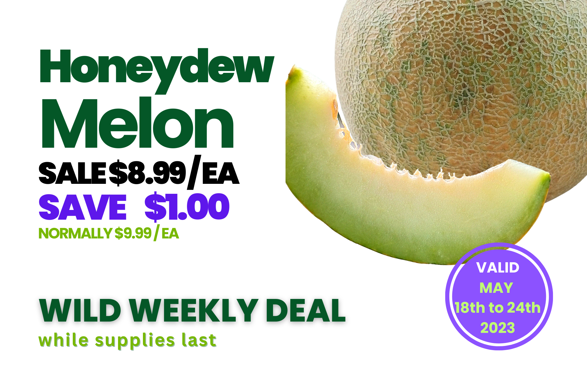 Wild Oats Market Williamstown MA Weekly Deals May 18-24 2023 Honeydew Melon.png