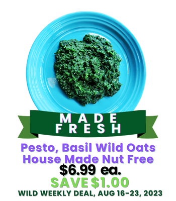 WIld Oats Made Pesto Wild Weekend Deal, Aug 18-19, 2023.png