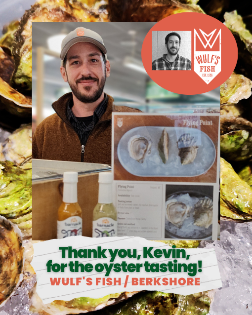 Kevin Wulf's Fish Berkshore Oyster Tasting