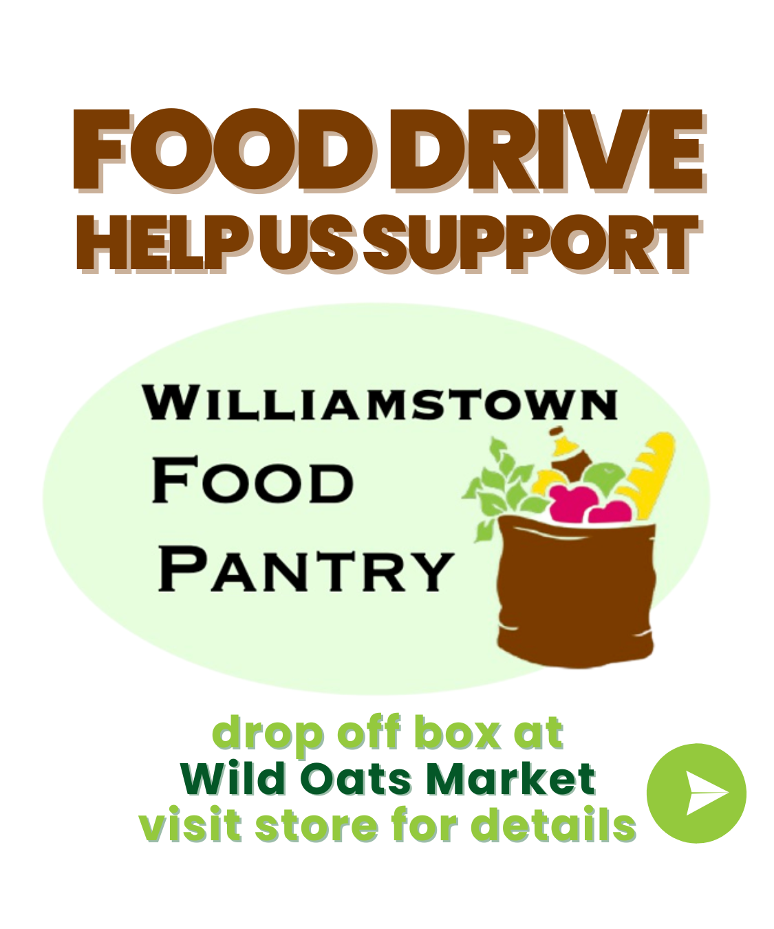 Williamstown Food Pantry Food Drive