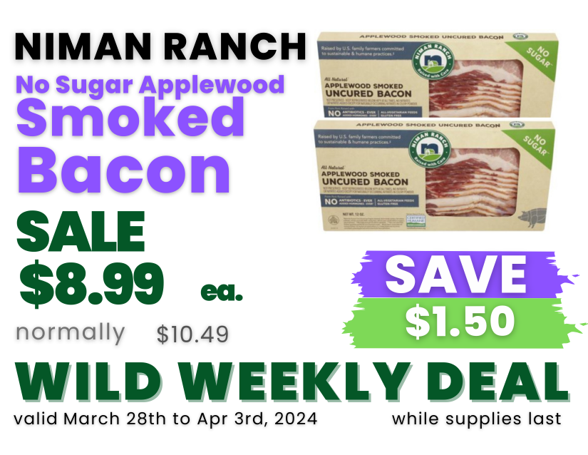 No Sugar Applewood  Smoked  Bacon  Niman Ranch.png
