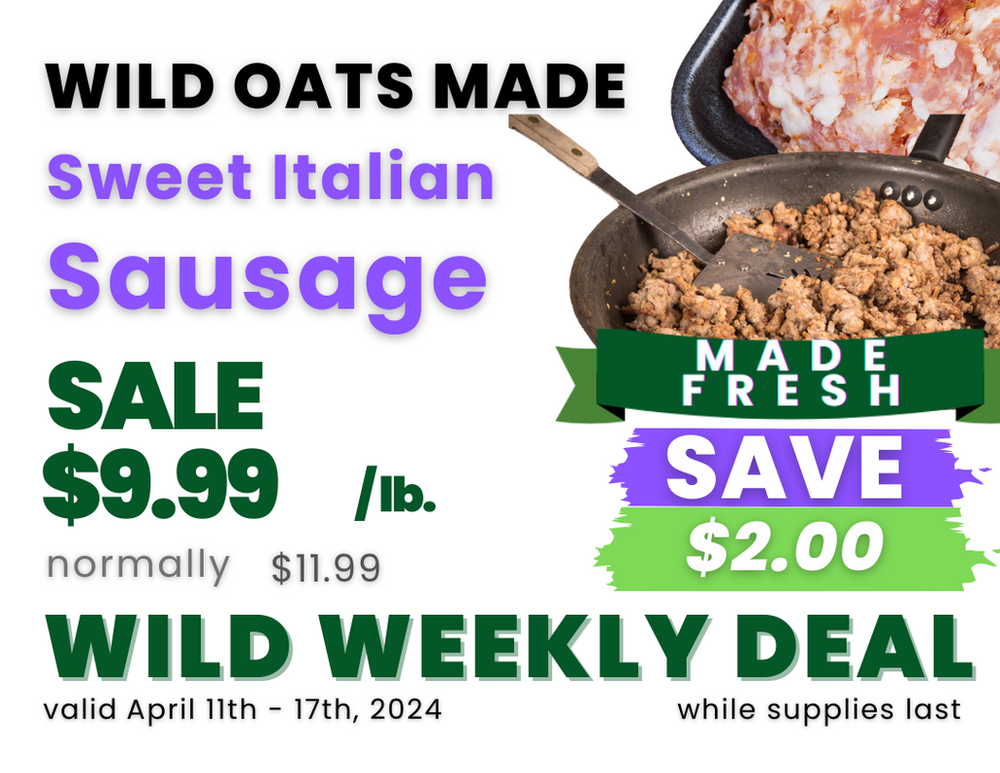 Sweet Italian  Sausage Wild Oats Market Made Fresh.png